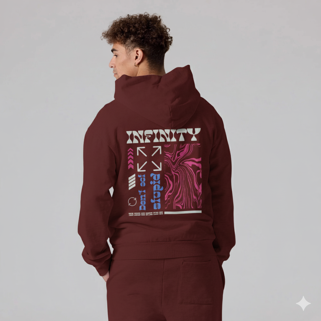 INFINITY  Hoodie (Maroon)