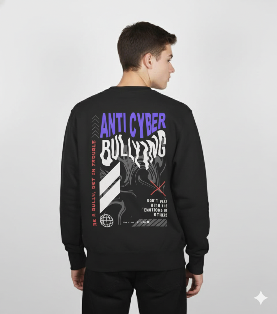 ANTI CYBER Sweatshirt (Black)