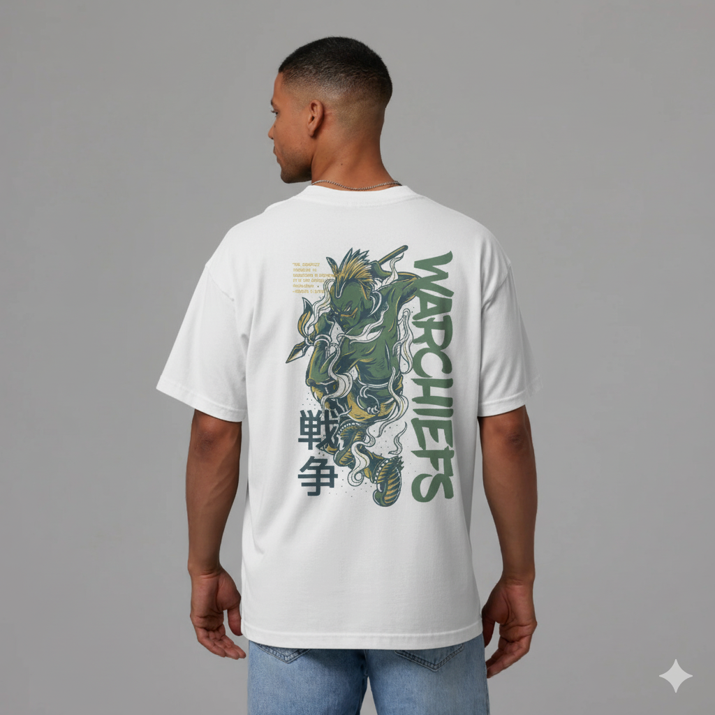 WARCHIEFS Oversize Tshirt (White)