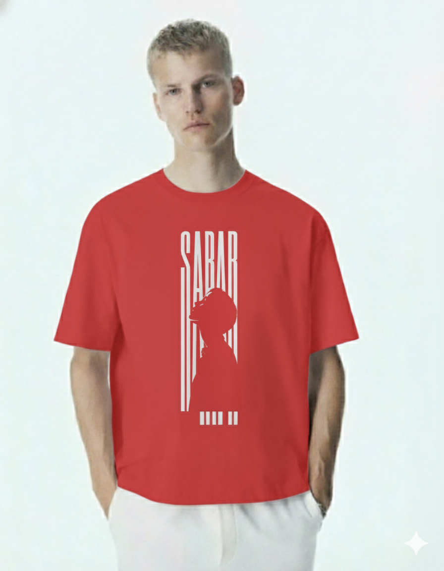 SABAR Oversize Tshirt (Red)