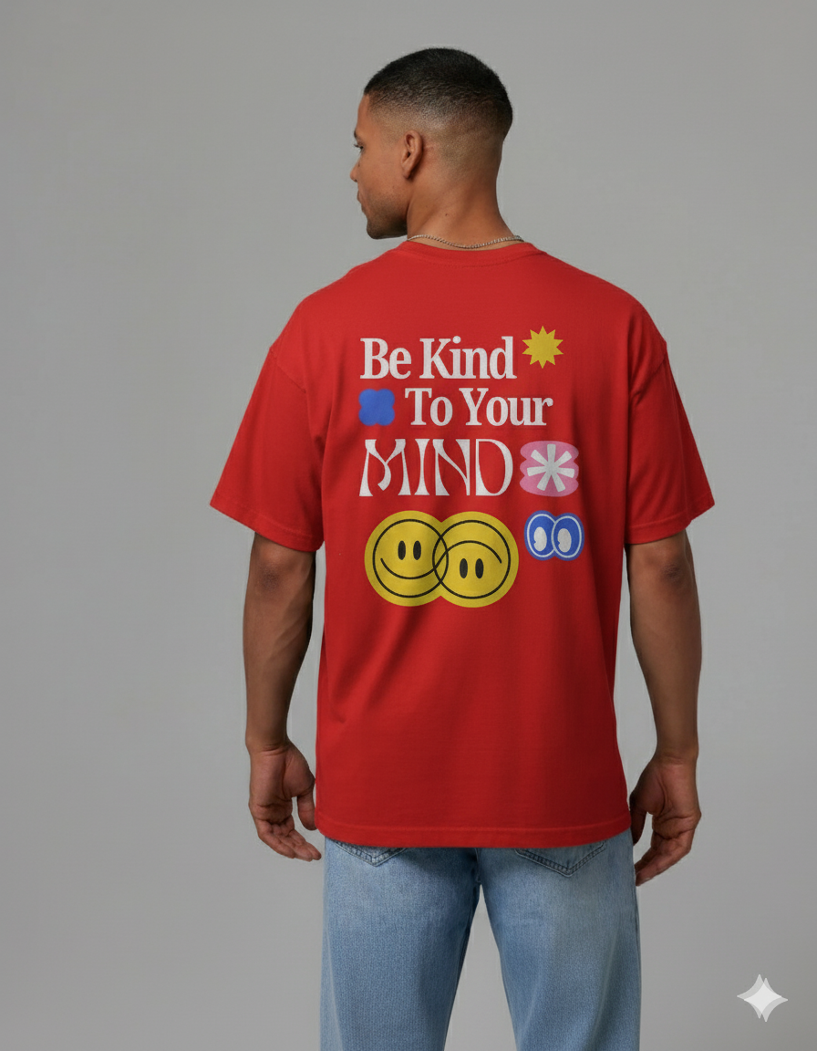 MIND Oversize Tshirt (Red)