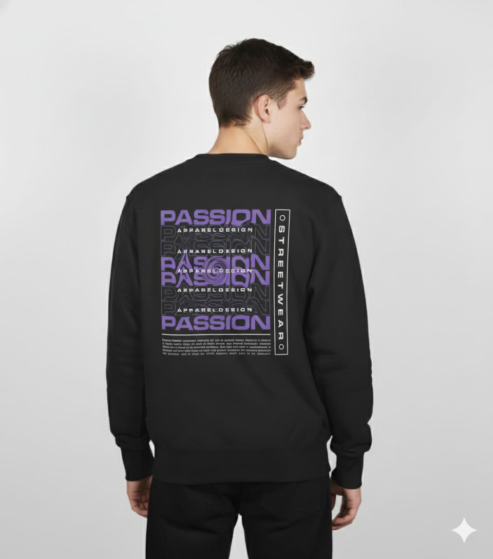 PASSION Sweatshirt (Black)