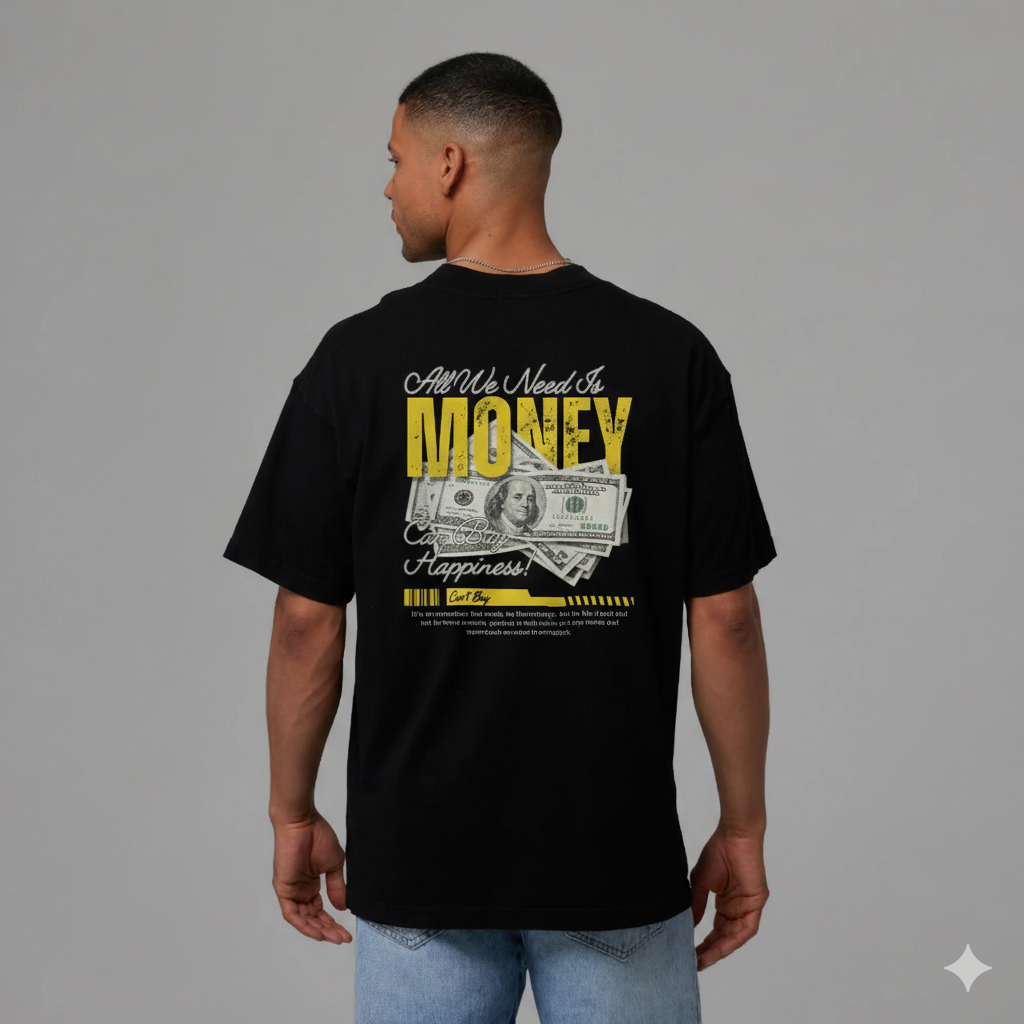 MONEY Oversize Tshirt (Black)
