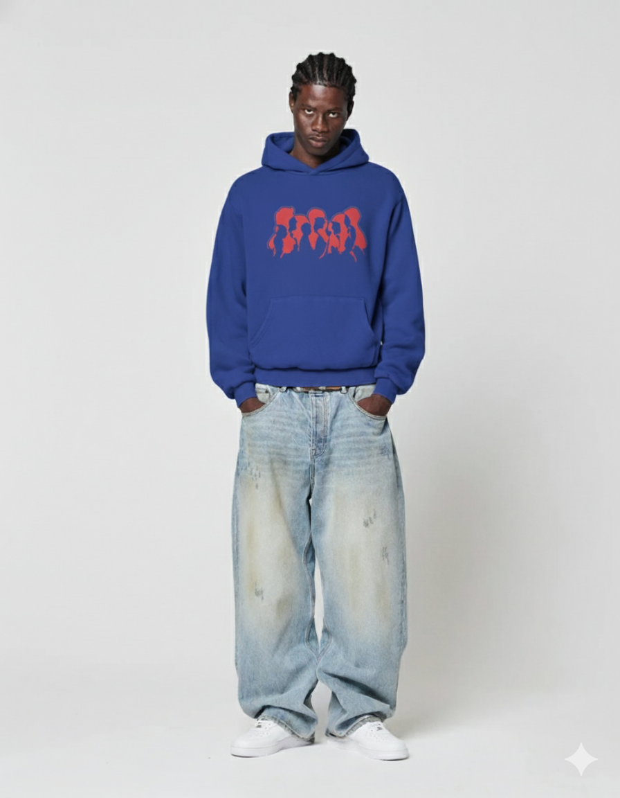 DIVERSITY Oversize Hoodie (Royal Blue)