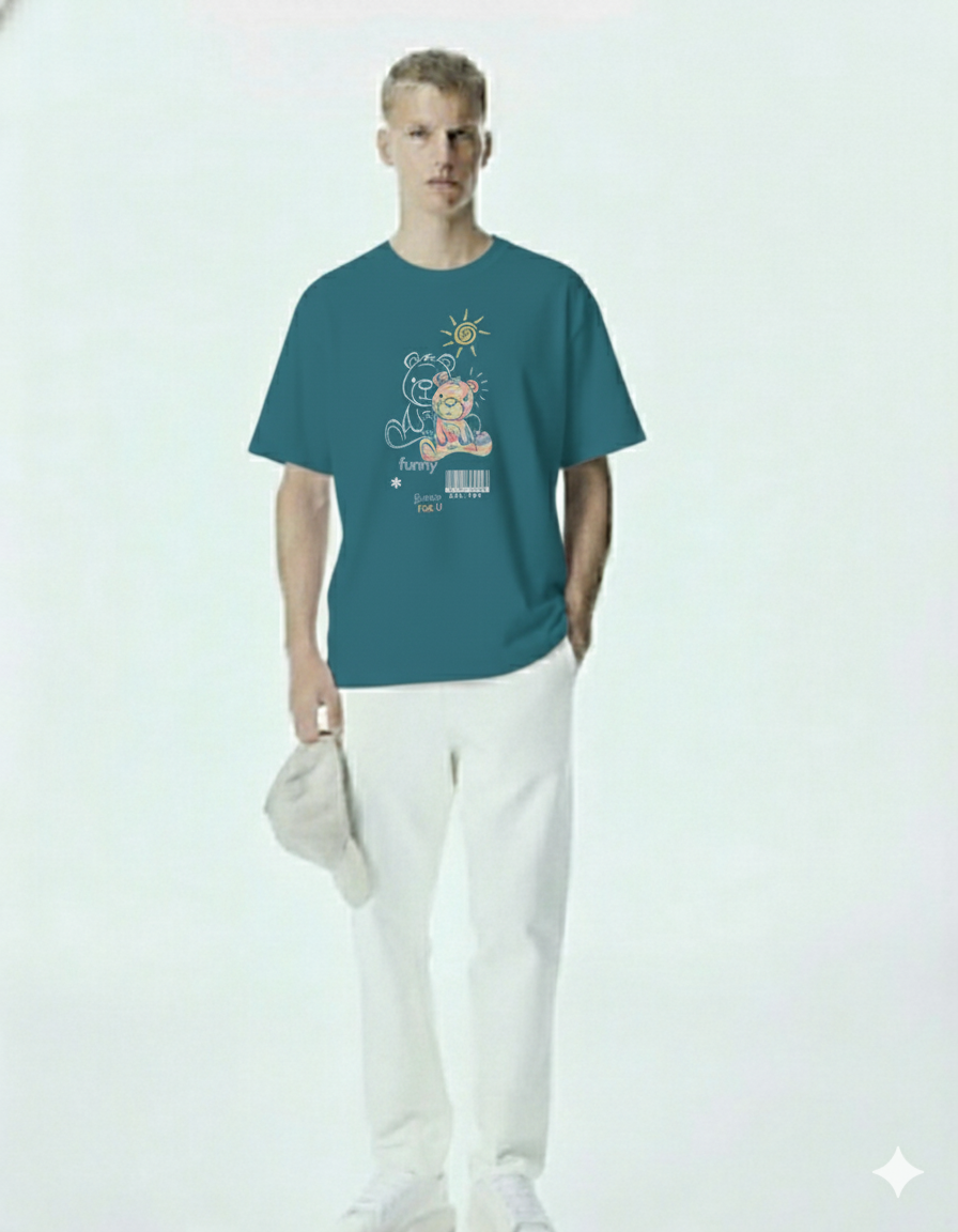 TEDDY Tshirt (Crystal Teal)