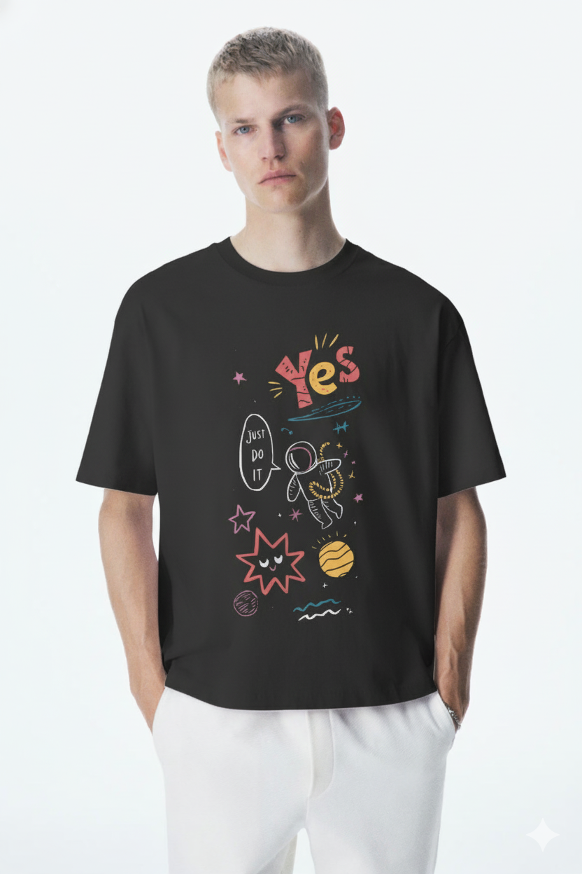 JUST DO IT Tshirt (Black)