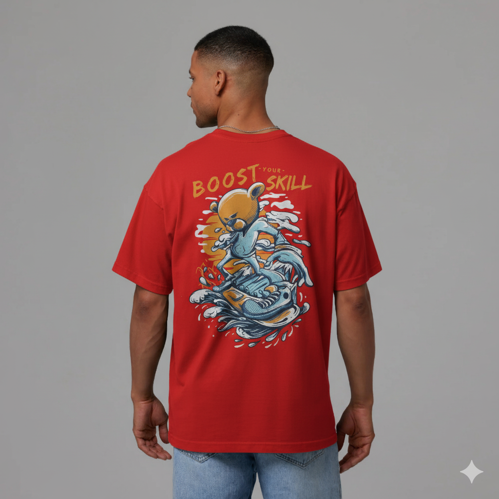 BOOST SKILL Tshirt (Red)