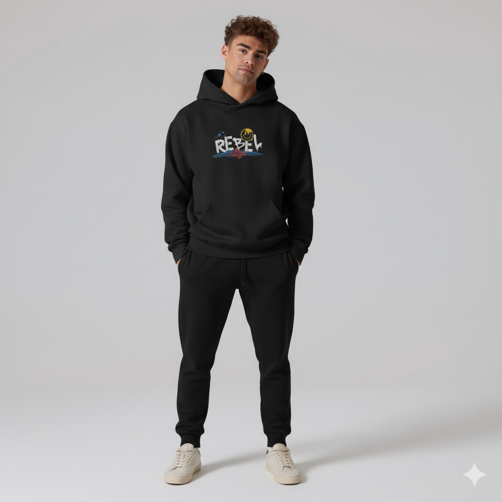 REBEL Hoodie (Black)
