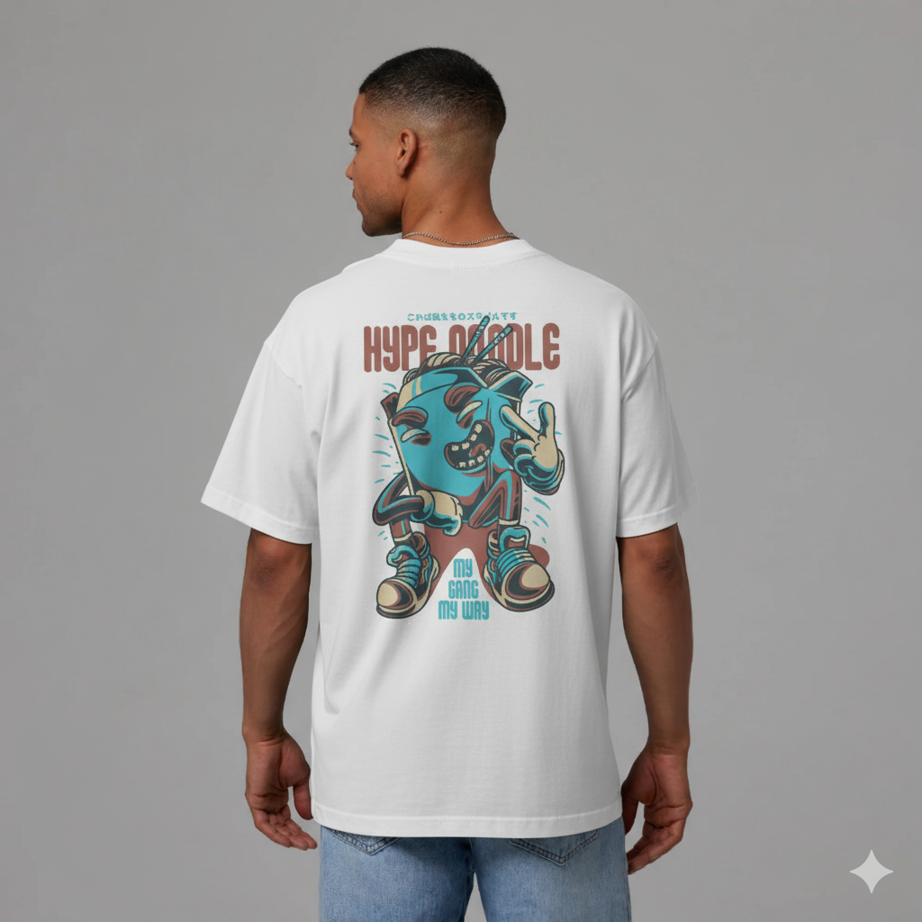 HYPE NOODLE Tshirt (White)