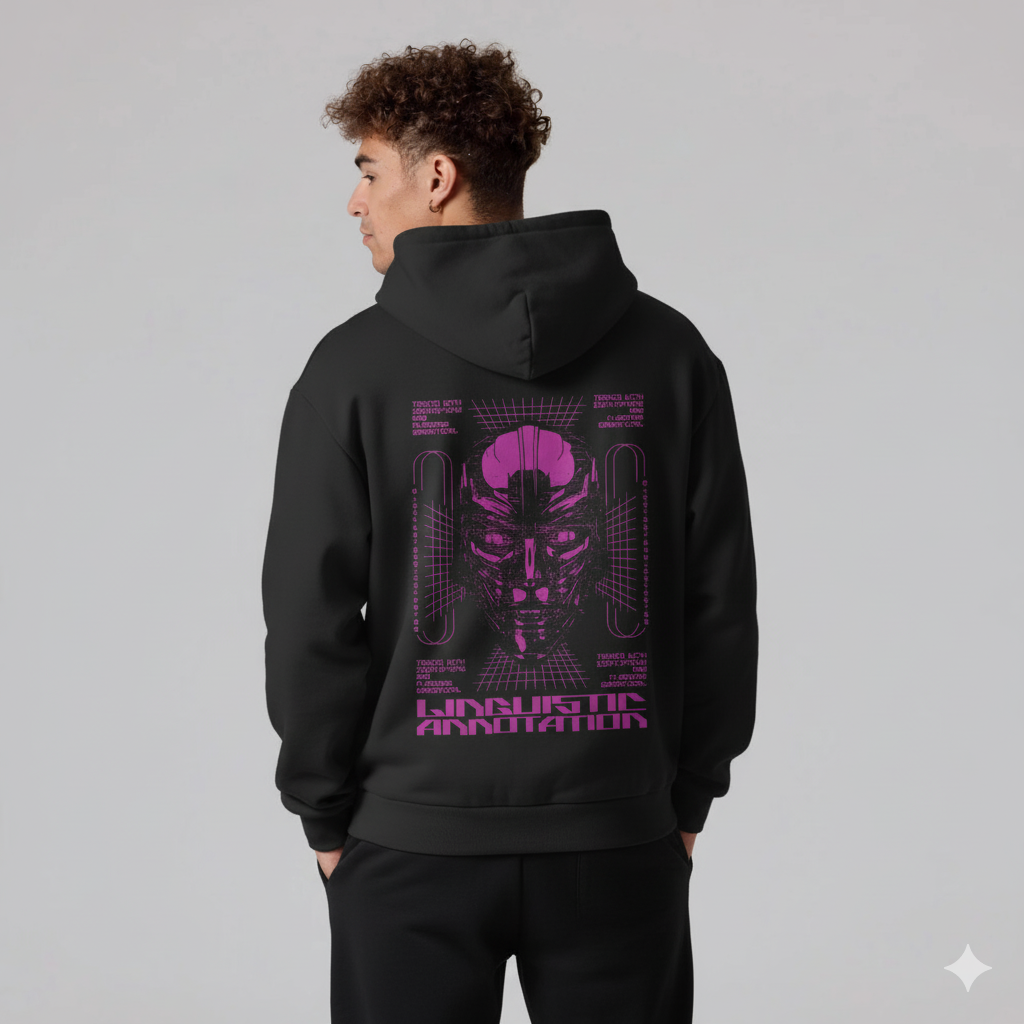 LINGUISTIC Hoodie (Black)