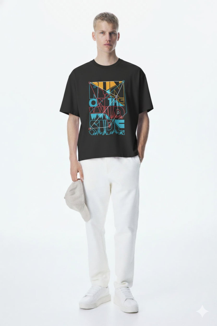 WILD Oversize Tshirt (Black)