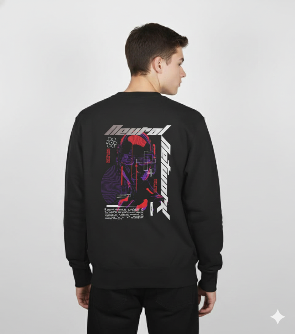NEURAL NETWORK Sweatshirt (Black)