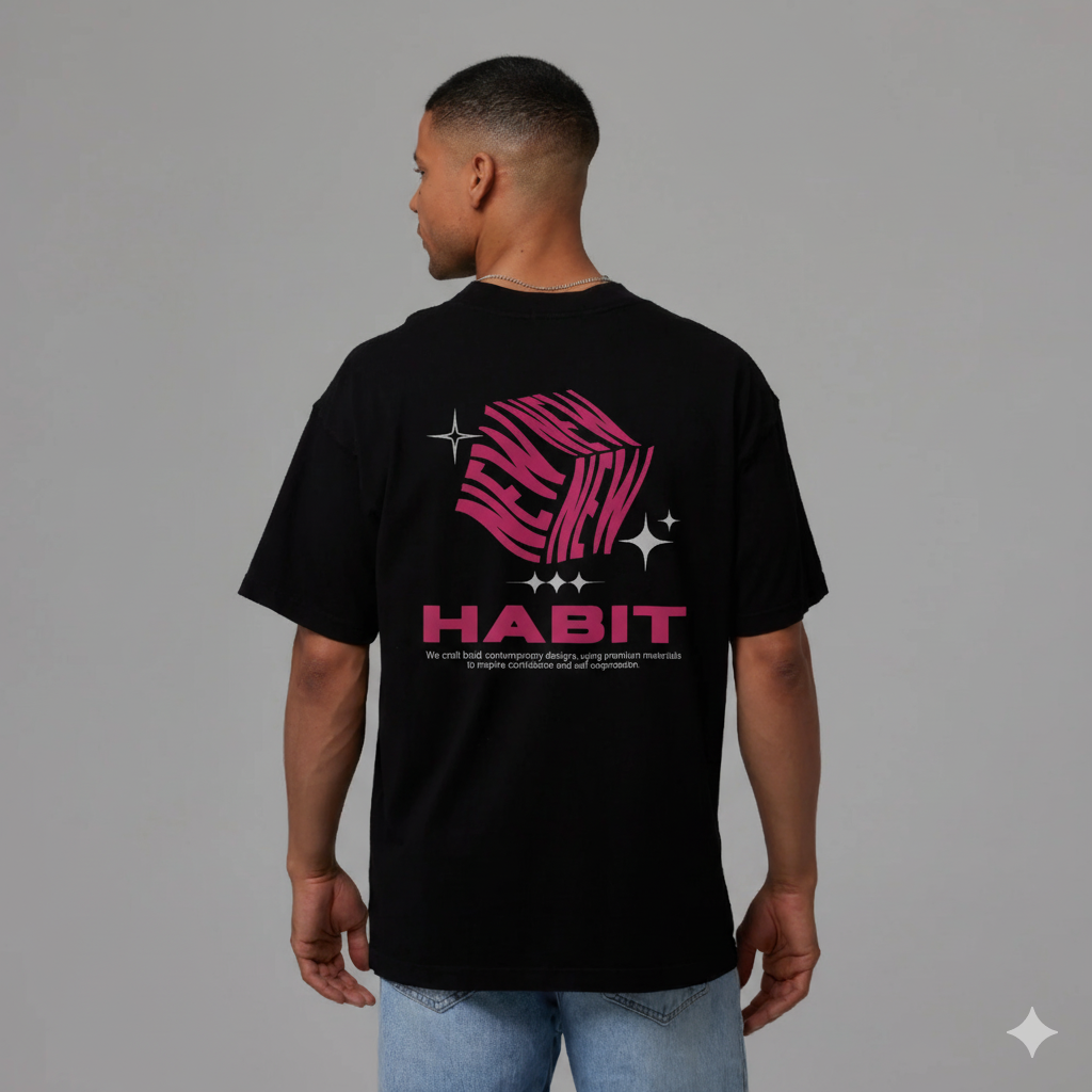 HABIT Oversize Tshirt (Black)