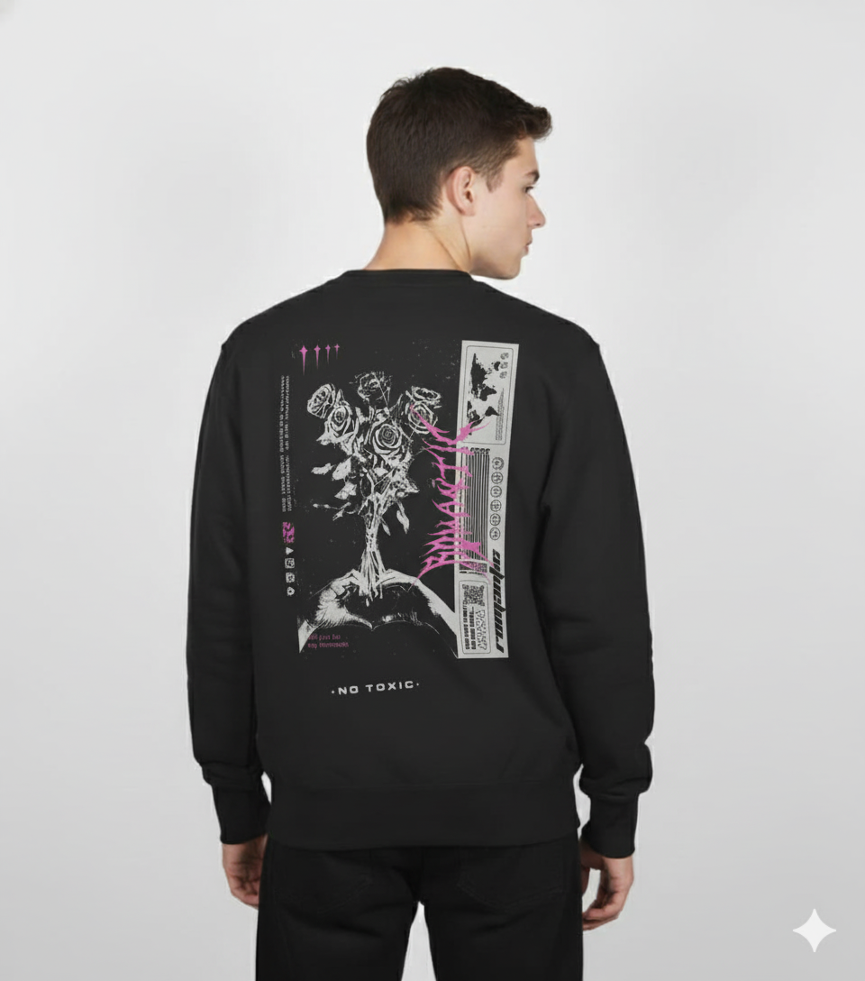 ROMANTIC Sweatshirt (Black)