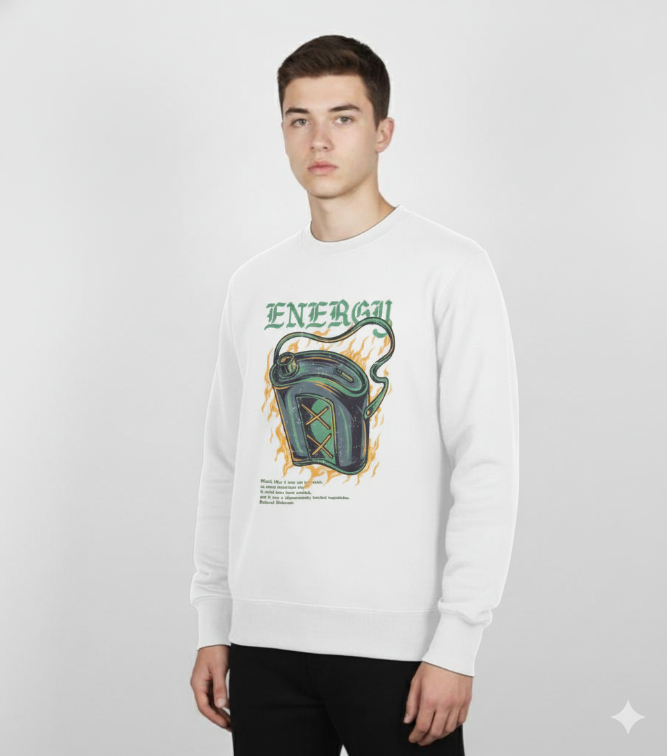 ENERGY Sweatshirt (White)