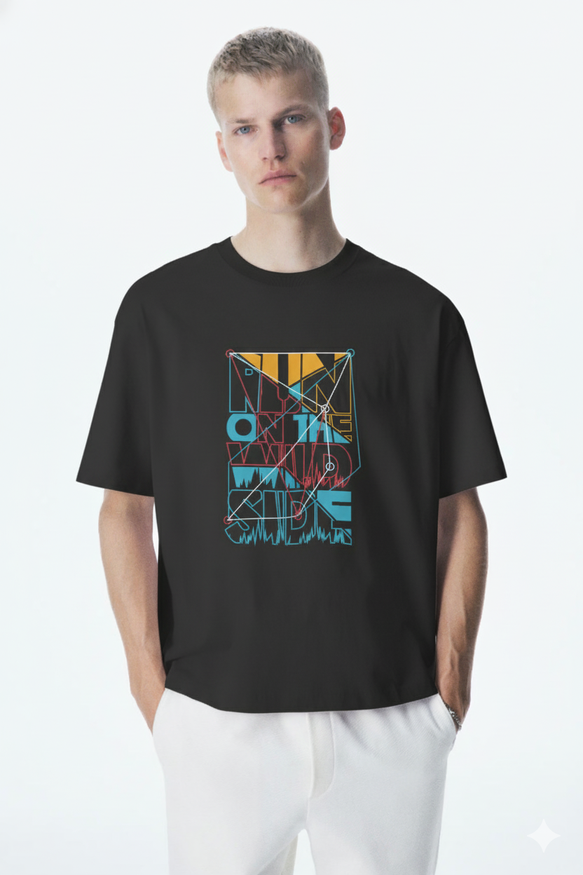 WILD Oversize Tshirt (Black)