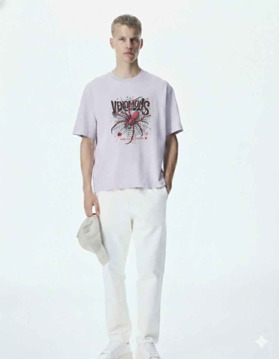 VENOMOUS Oversize Tshirt (White)