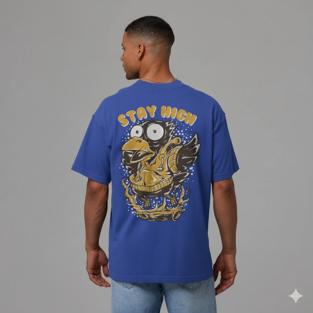 STAY HIGH Tshirt (Royal Blue)