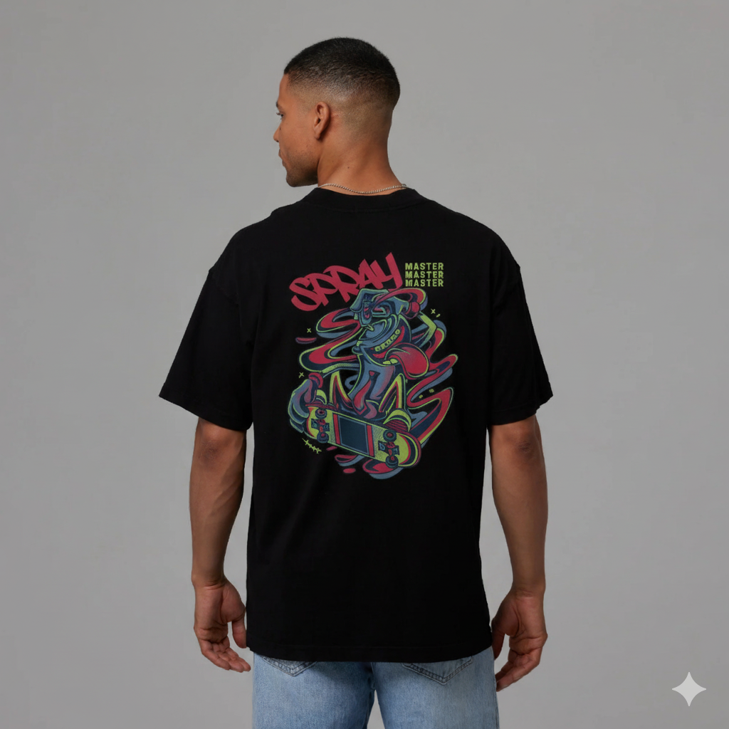 SPRAY Tshirt (Black)