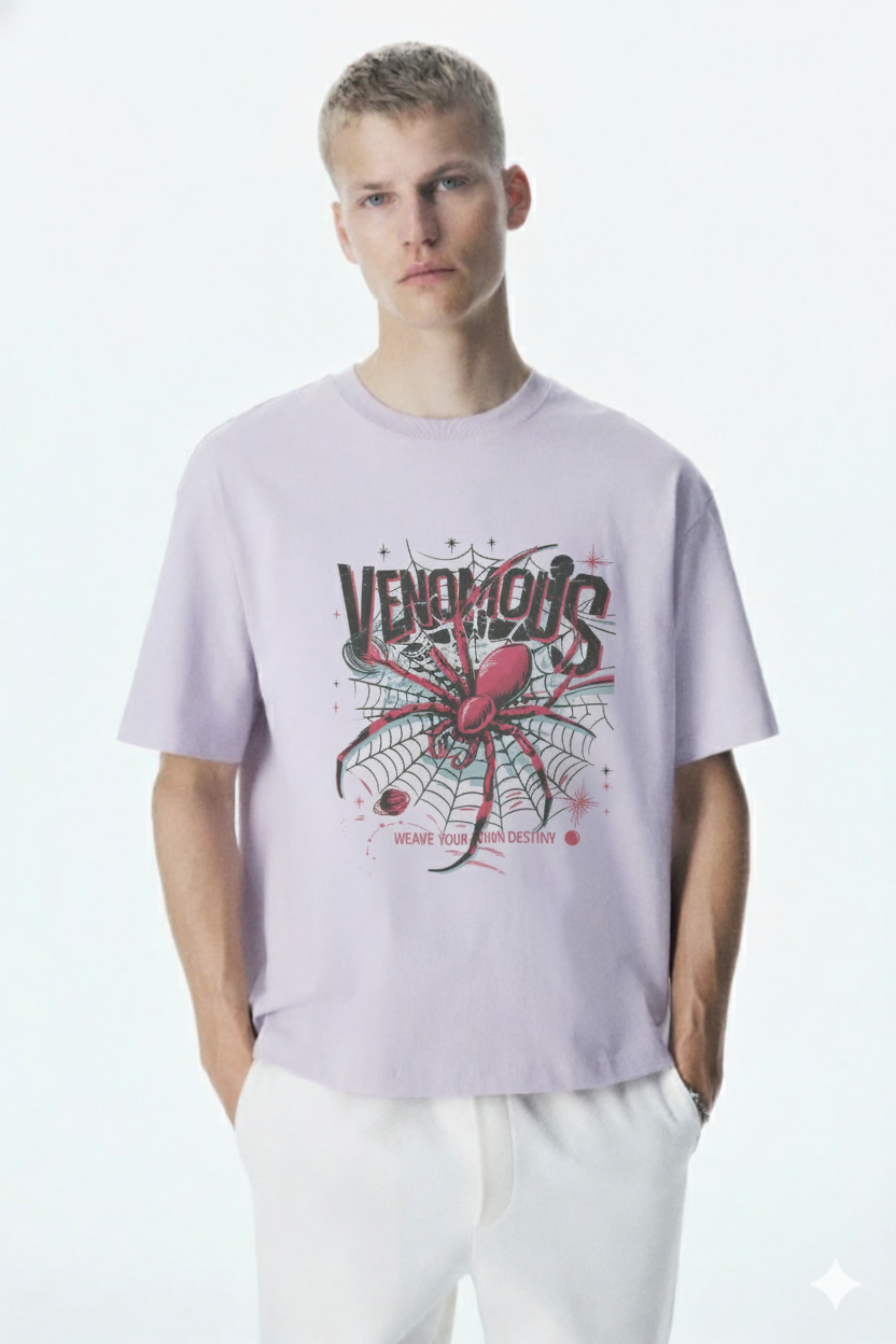 VENOMOUS Oversize Tshirt (White)