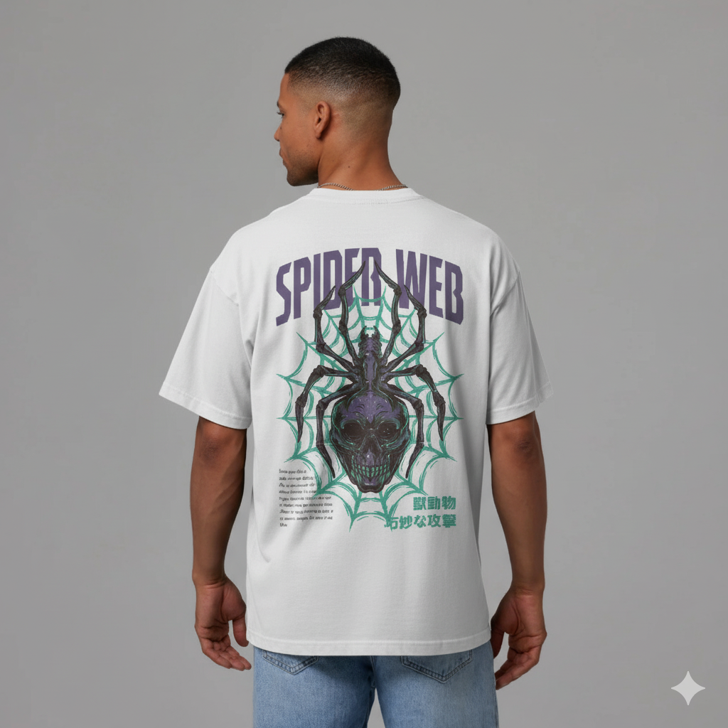 SPIDER WEB Tshirt (White)