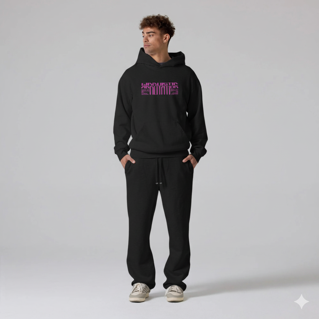 LINGUISTIC Hoodie (Black)