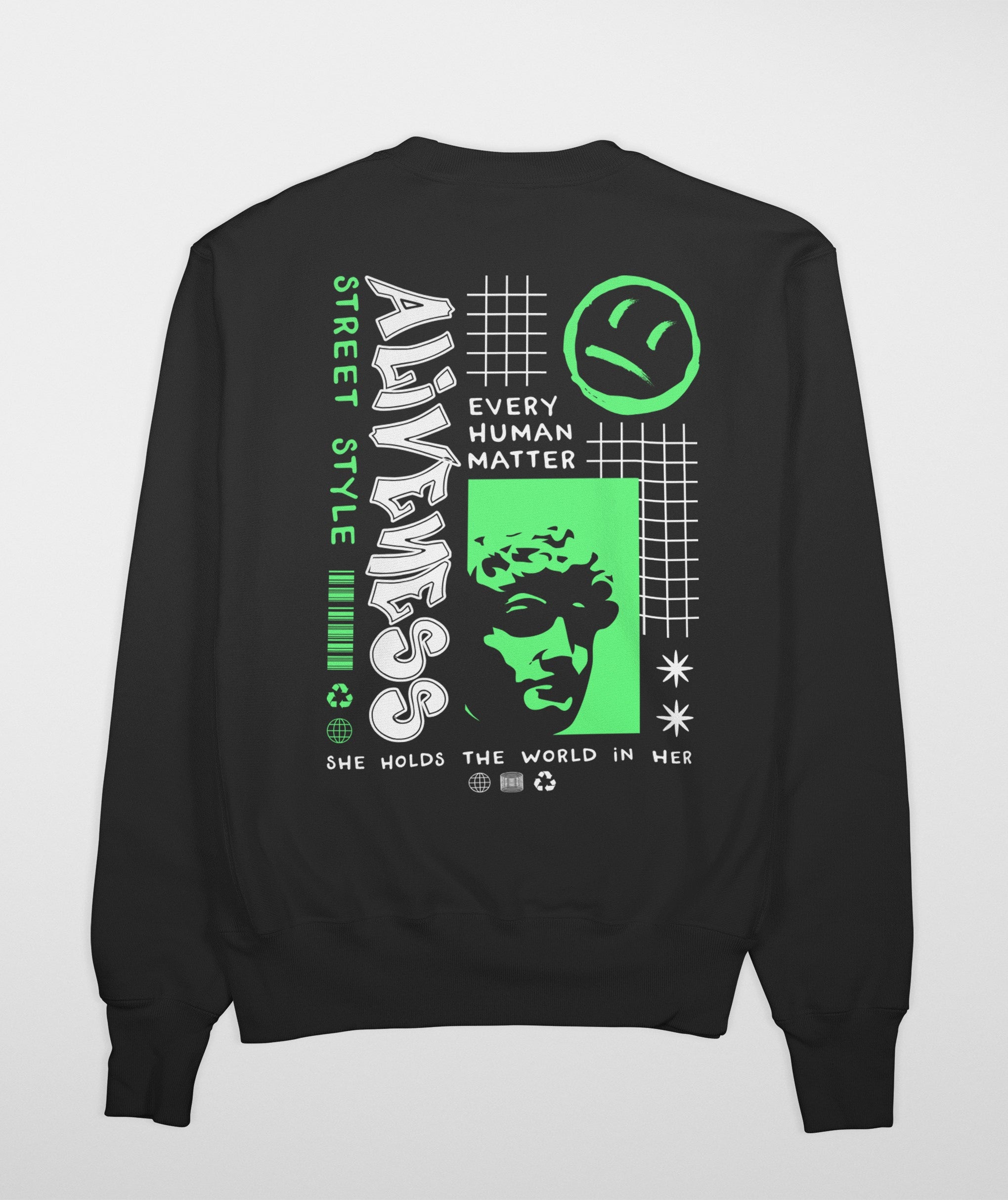 ALIVENESS Sweatshirt (Black)