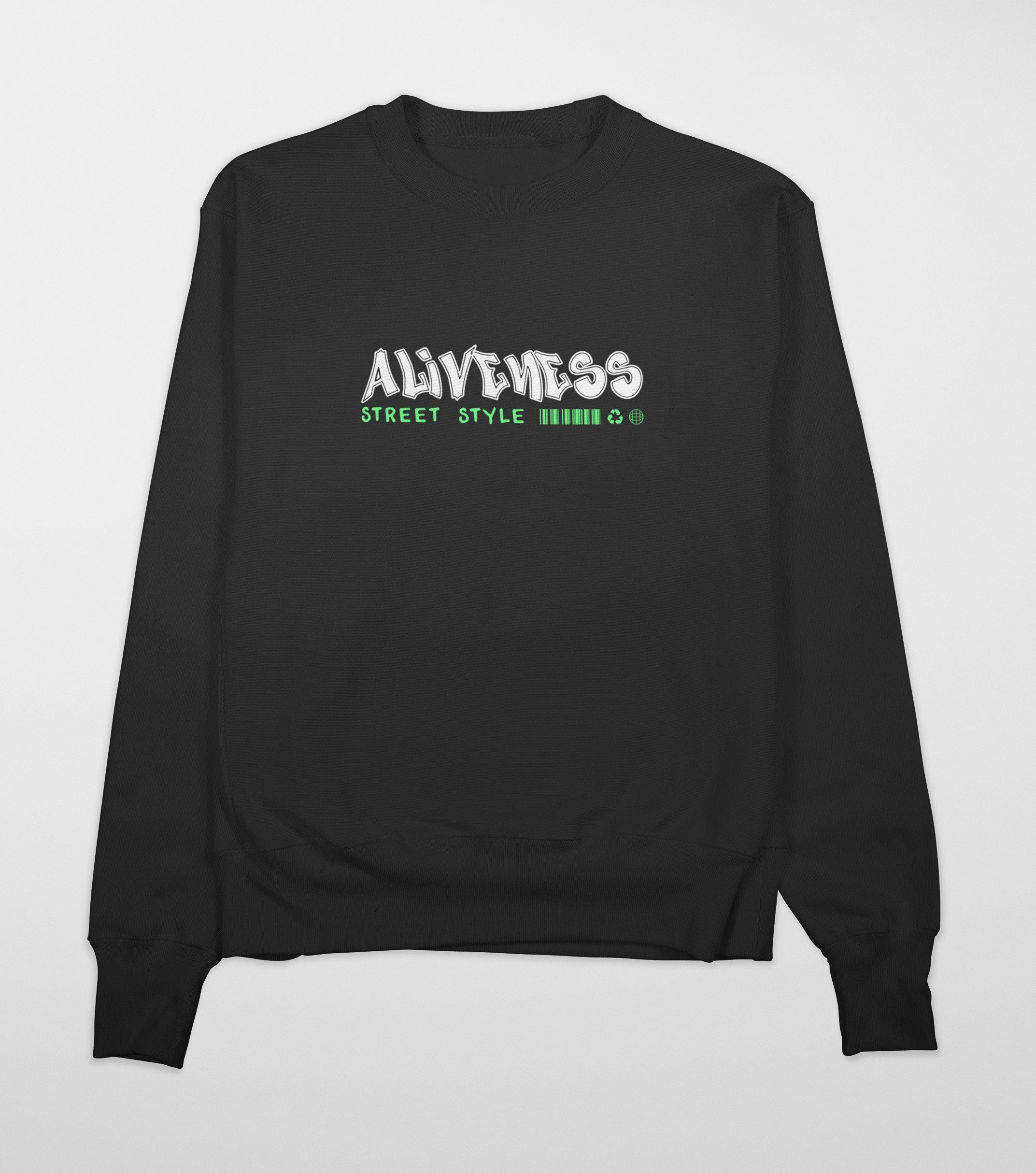 ALIVENESS Sweatshirt (Black)