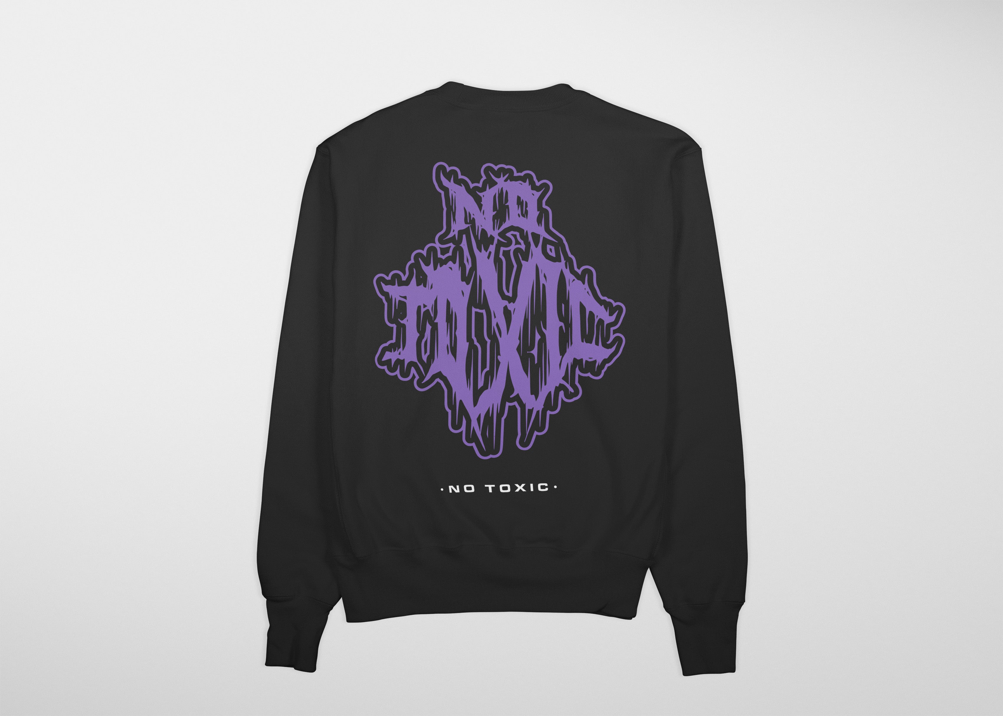 NO TOXIC Sweatshirt (Black)