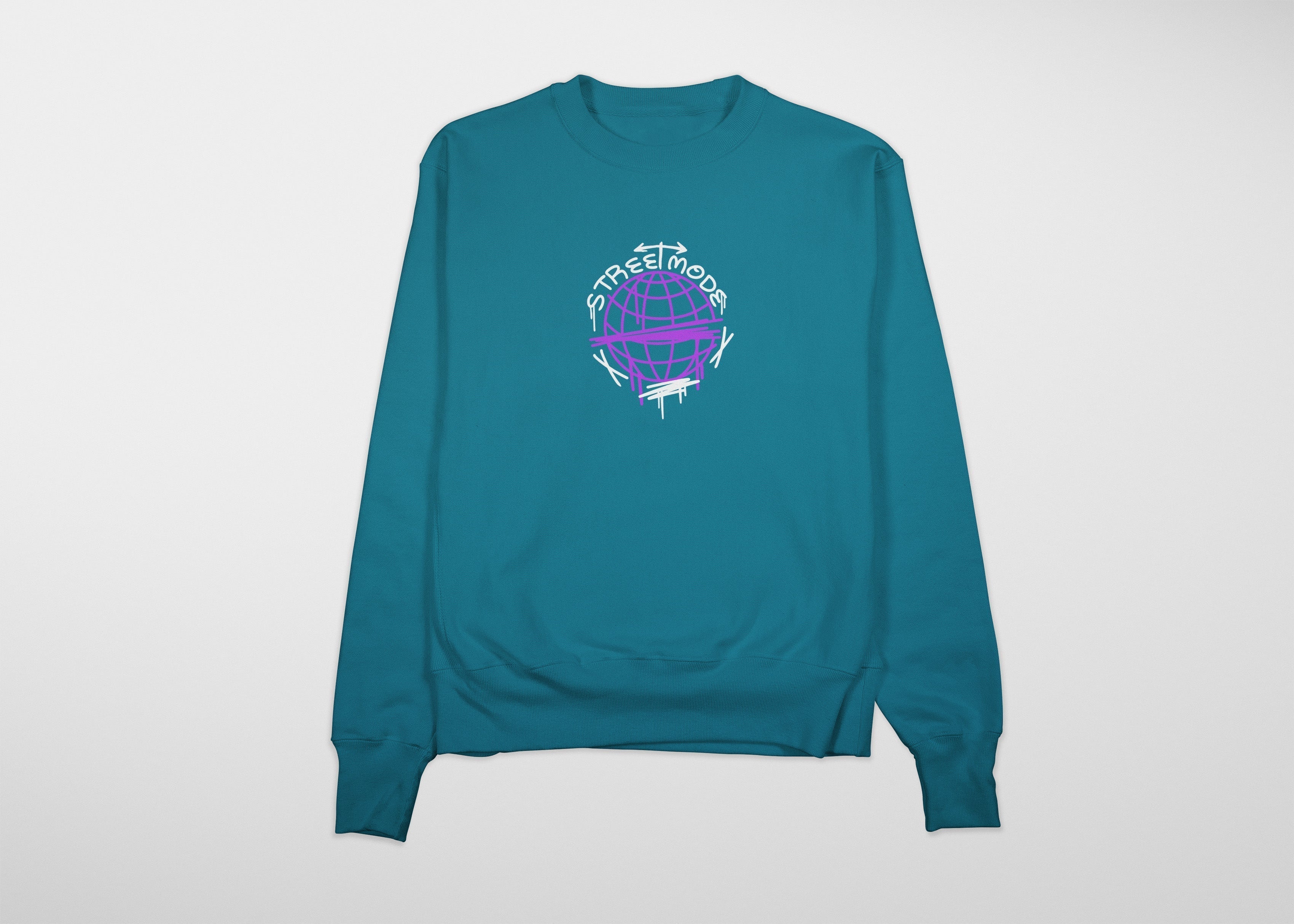 Street Style Sweatshirt (Vrystal Teal)