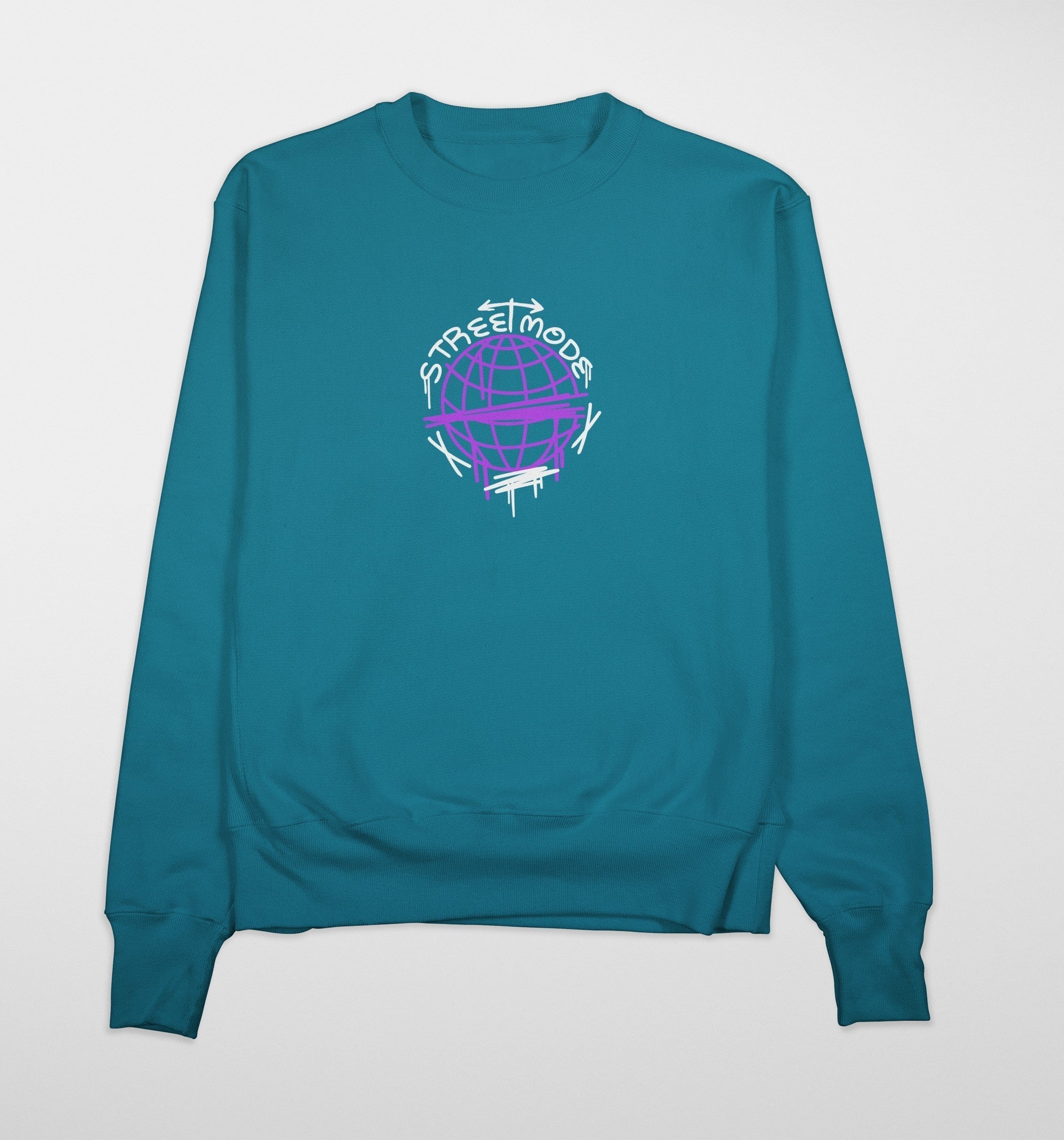 Street Style Sweatshirt (Vrystal Teal)