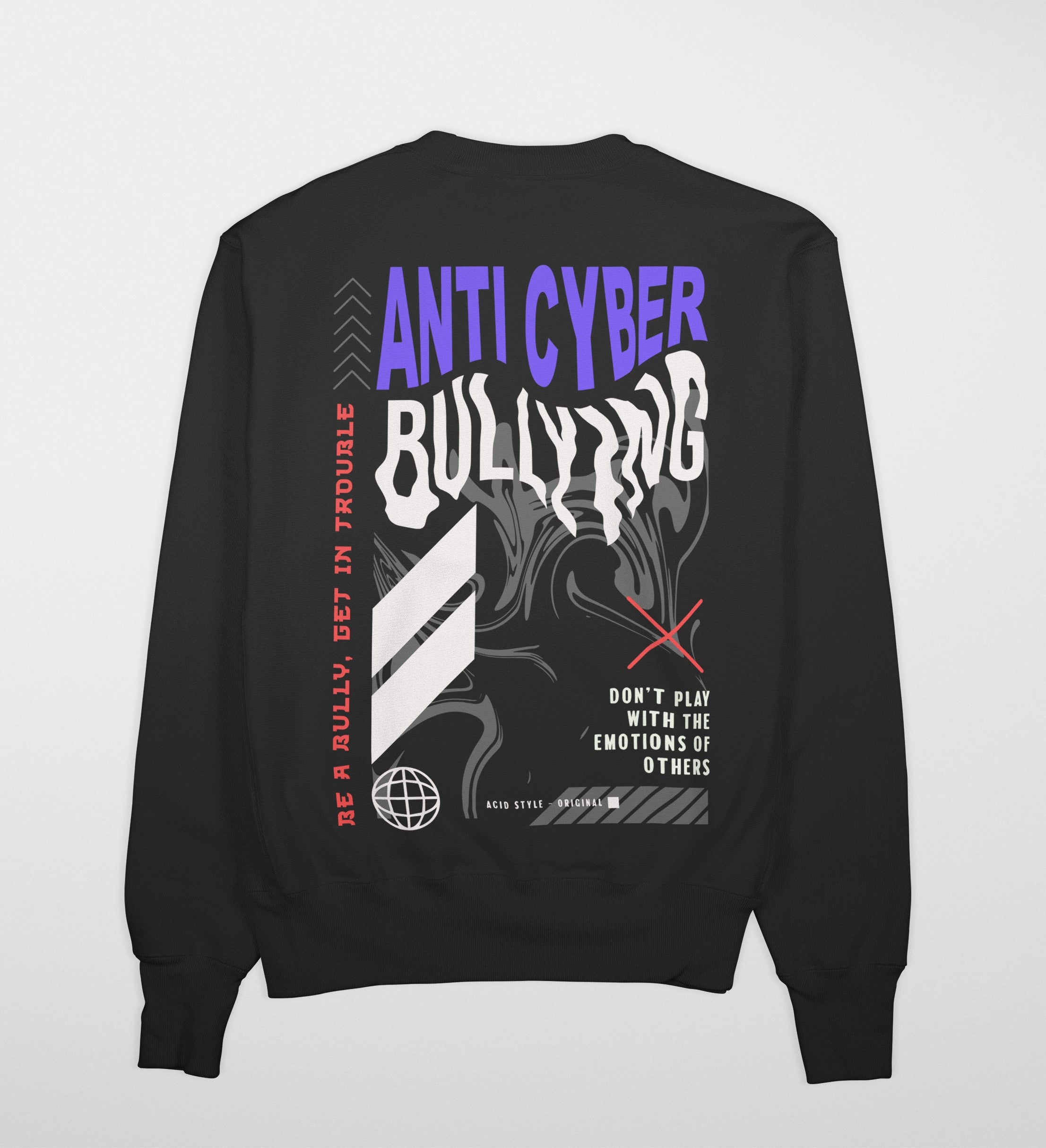 ANTI CYBER Sweatshirt (Black)