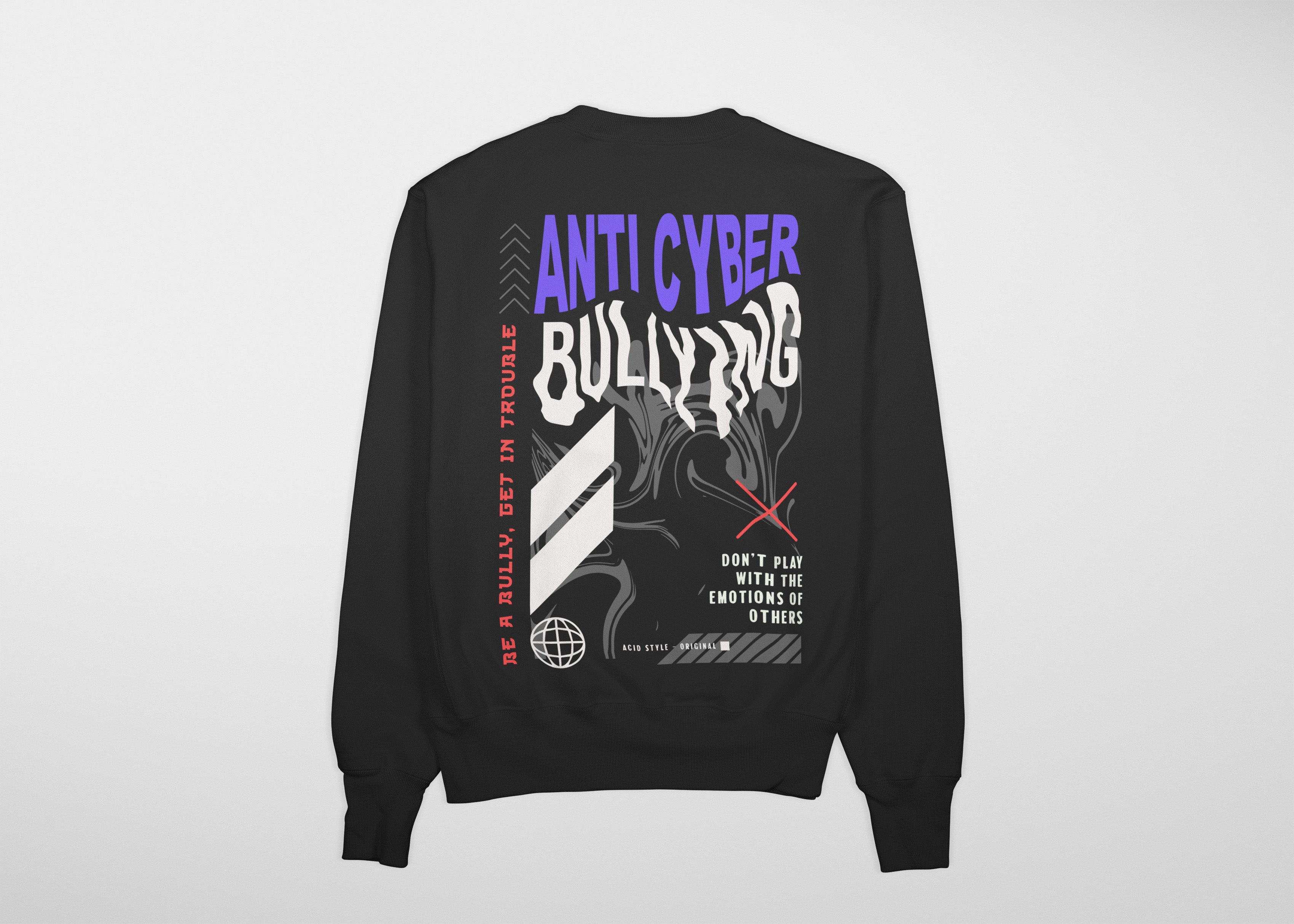 ANTI CYBER Sweatshirt (Black)