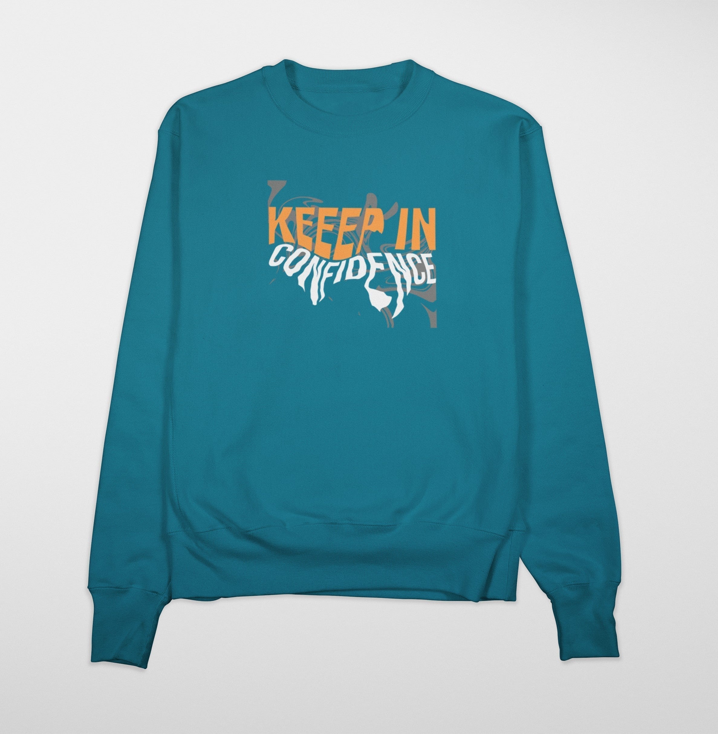 CONFIDENCE Sweatshirt (Vrystal Teal)