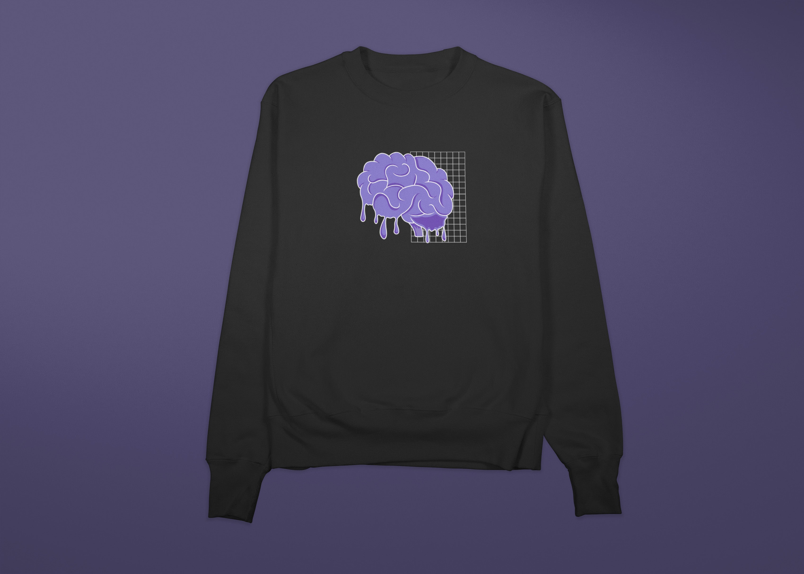 BRAIN DAMAGE Sweatshirt (Black)