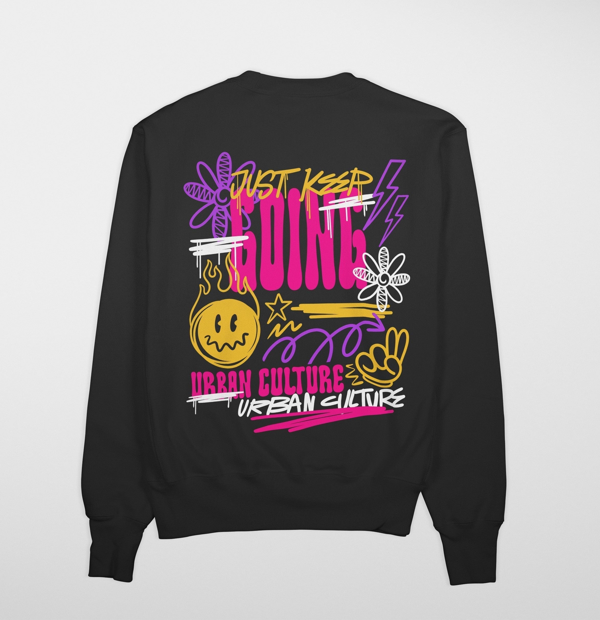 URBAN CULCURE Sweatshirt (Black)