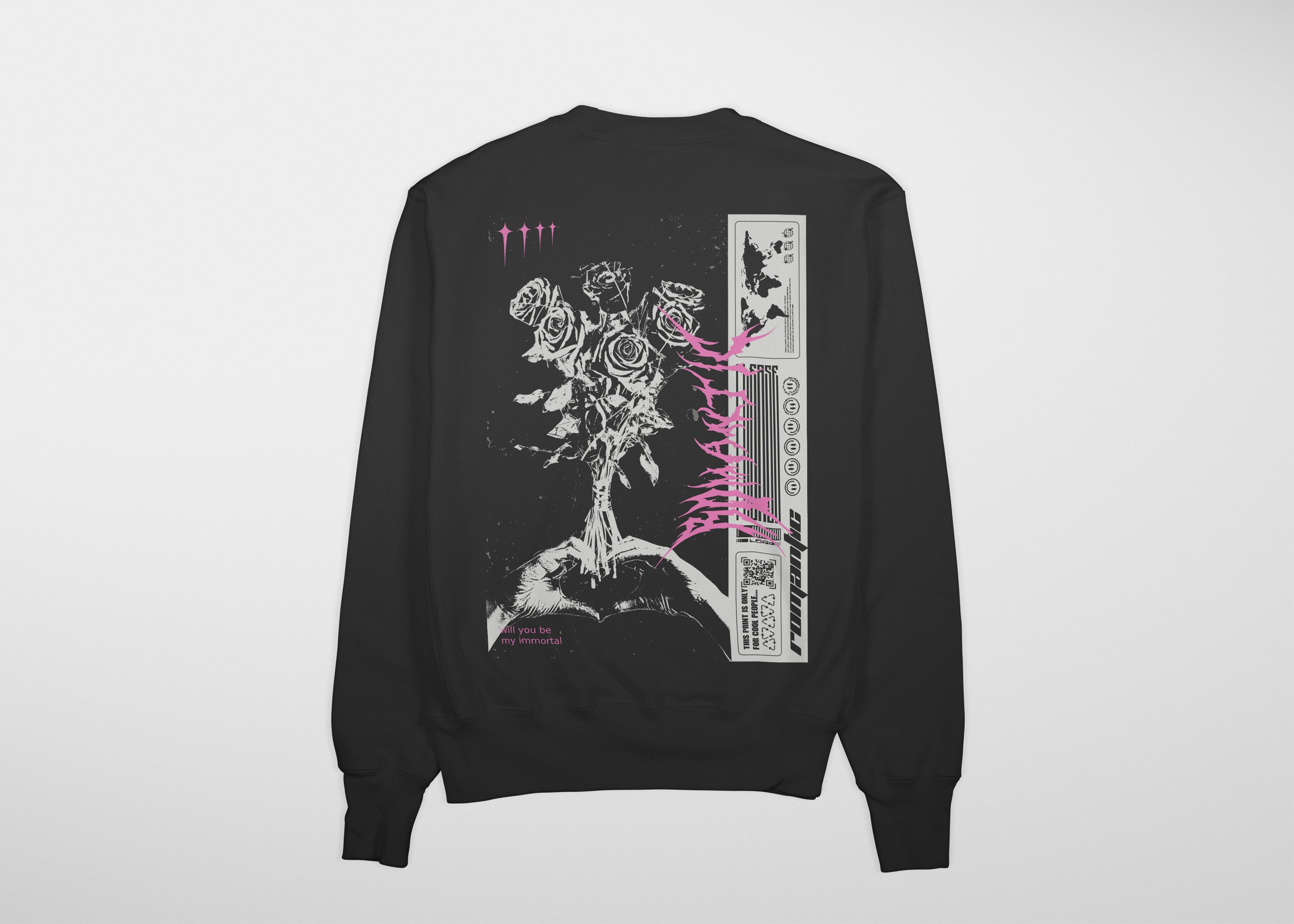 ROMANTIC Sweatshirt (Black)