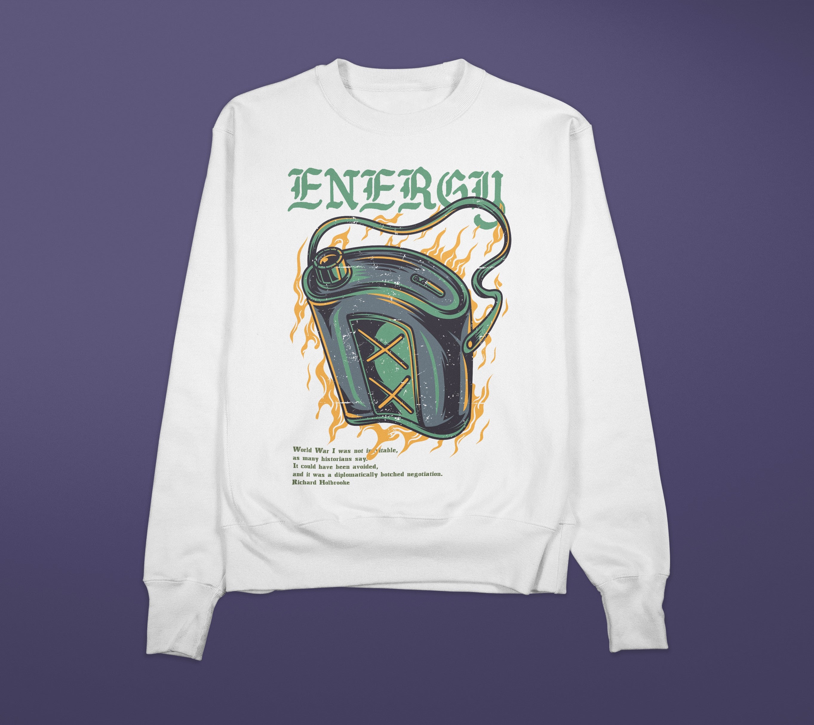 ENERGY Sweatshirt (White)