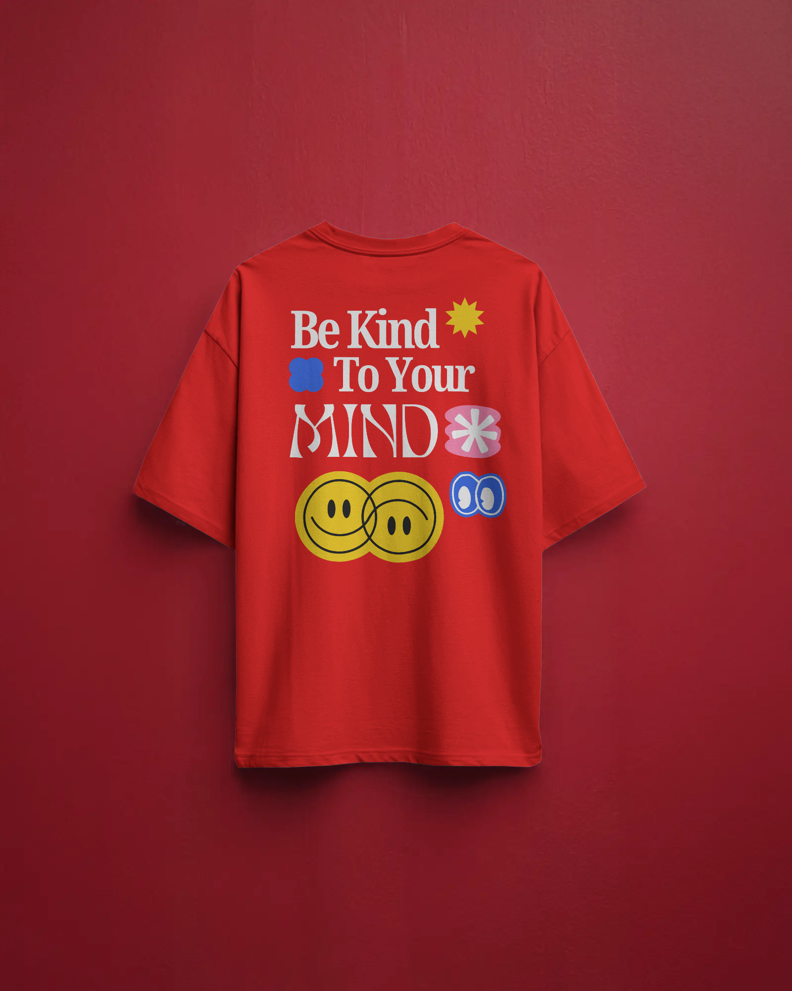 MIND Oversize Tshirt (Red)
