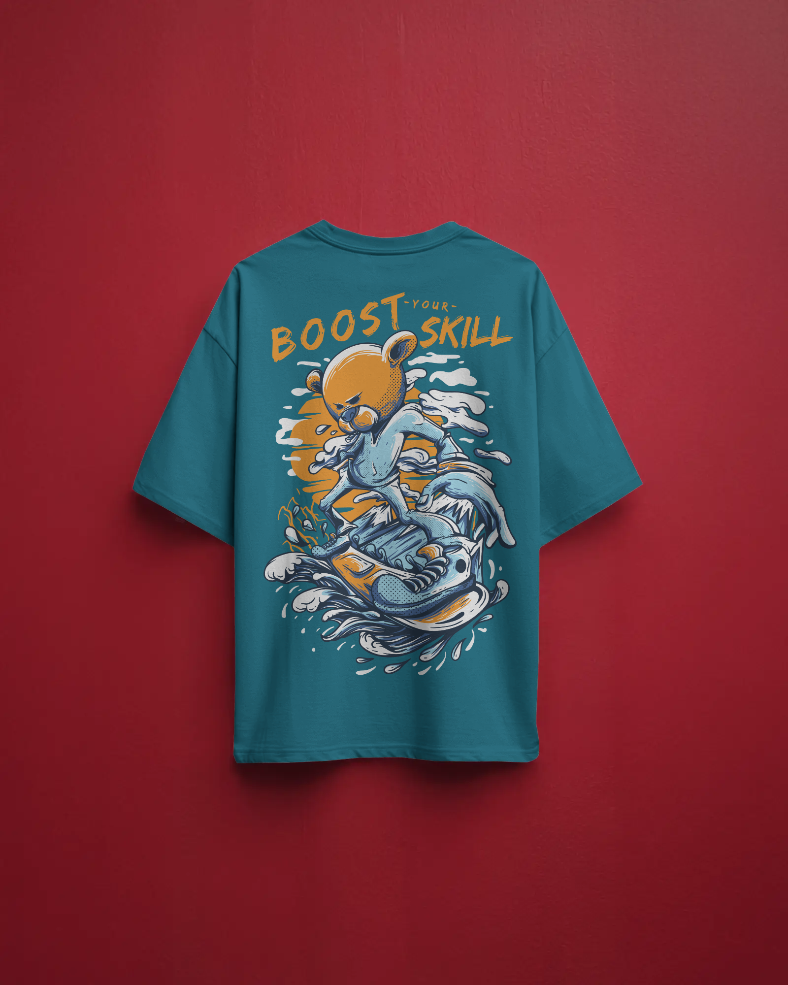 BOOST SKILL Tshirt (Vrystal Teal)