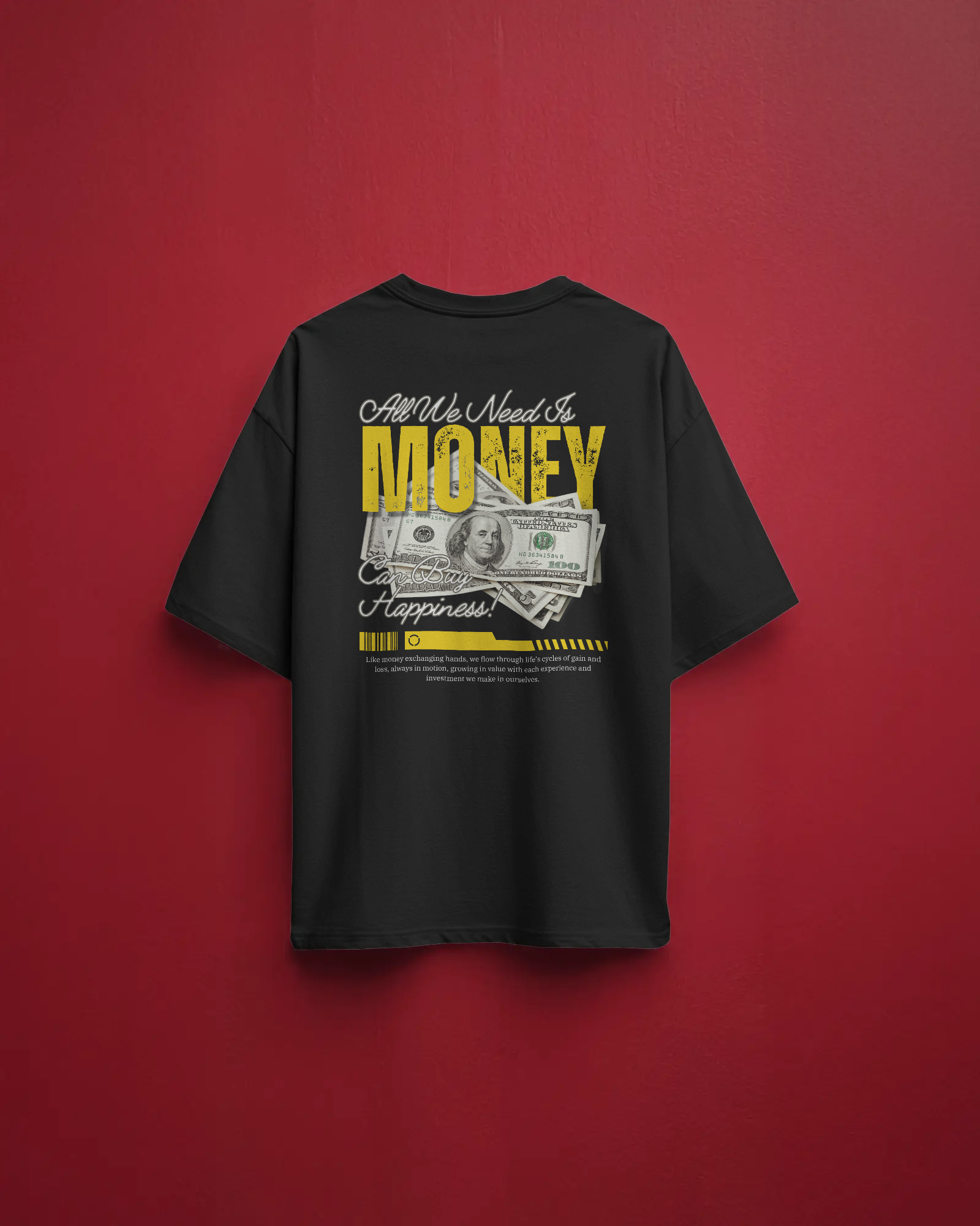MONEY Oversize Tshirt (Black)