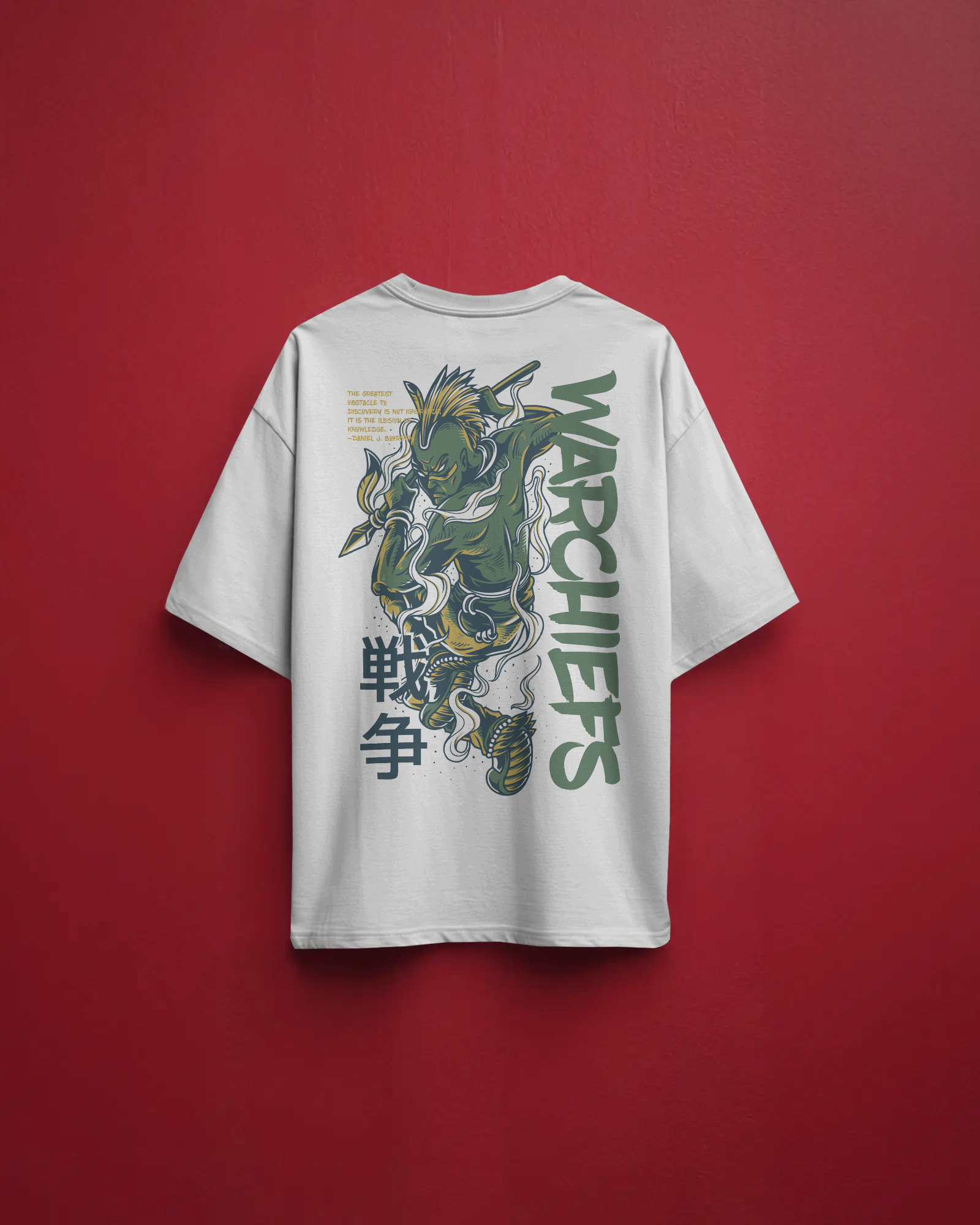 WARCHIEFS Oversize Tshirt (White)