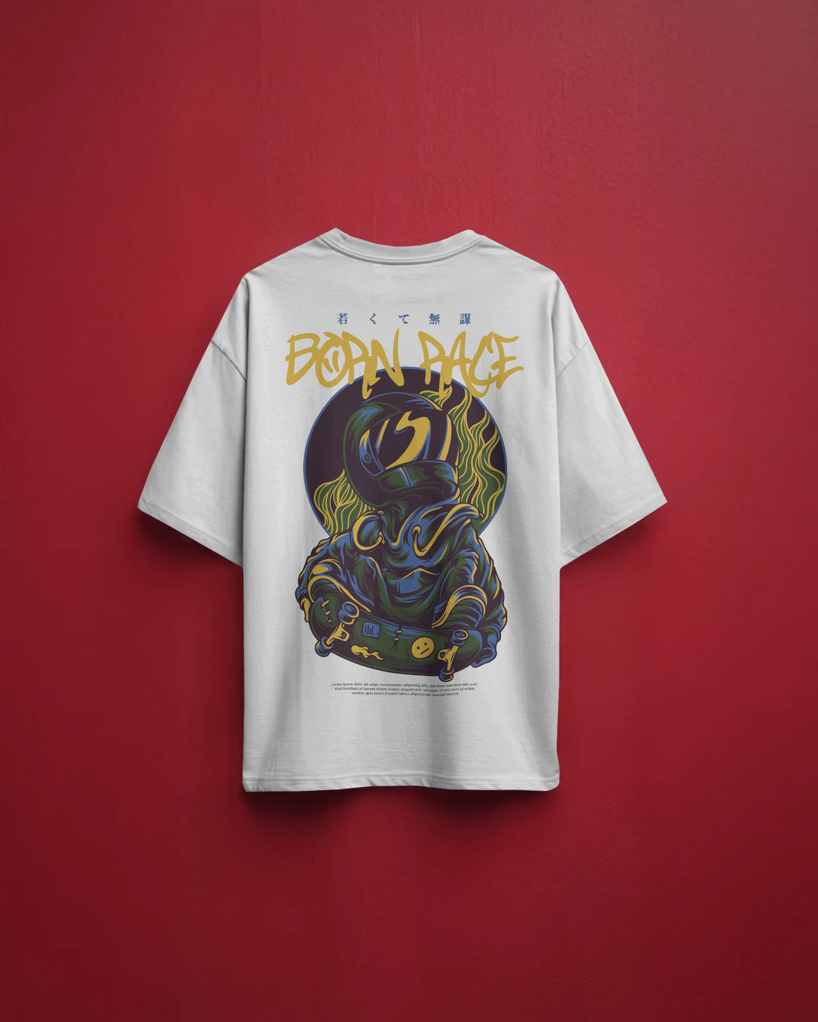 BORN RACE Tshirt (White)