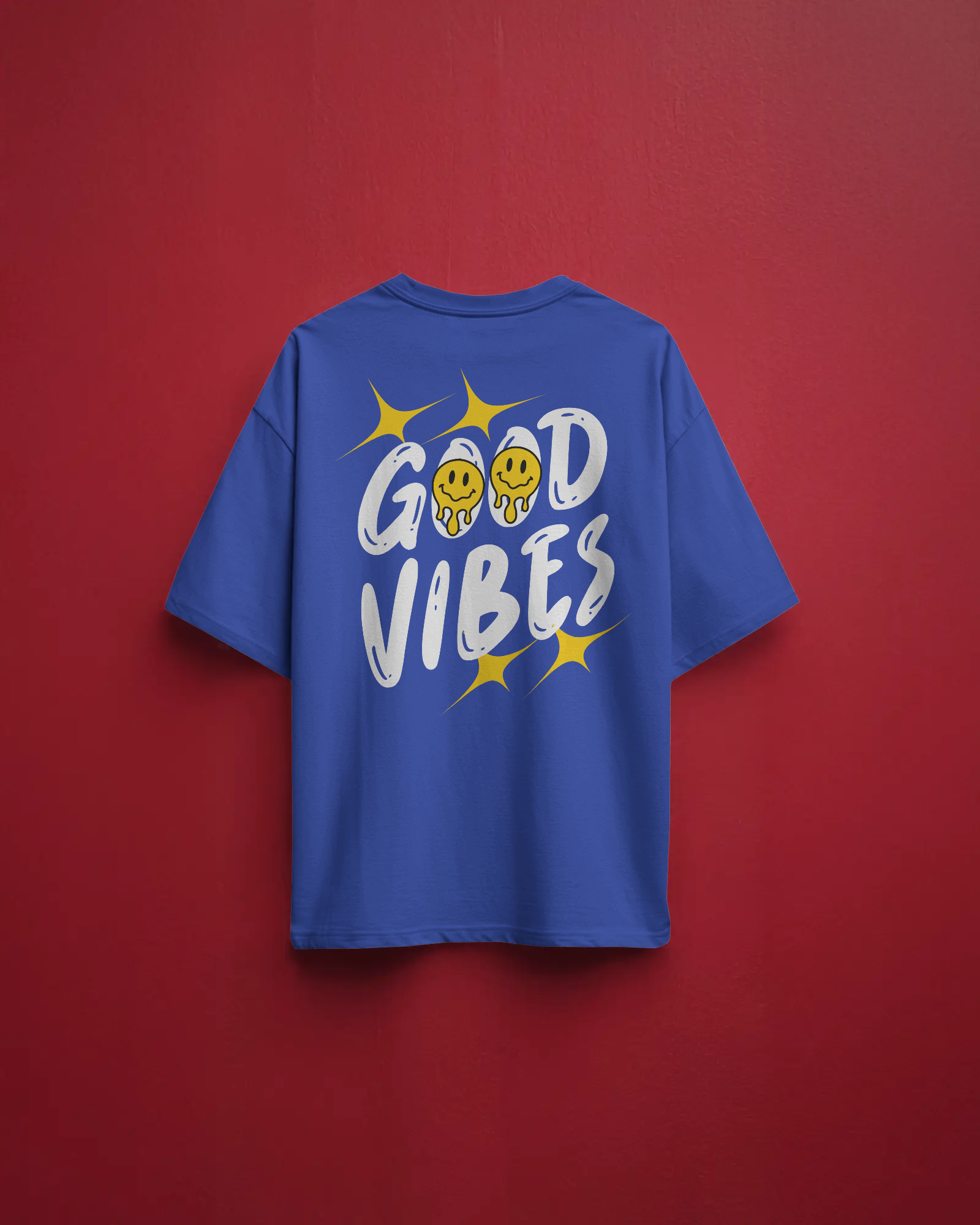 GOOD VIBES Tshirt (Royal Blue)
