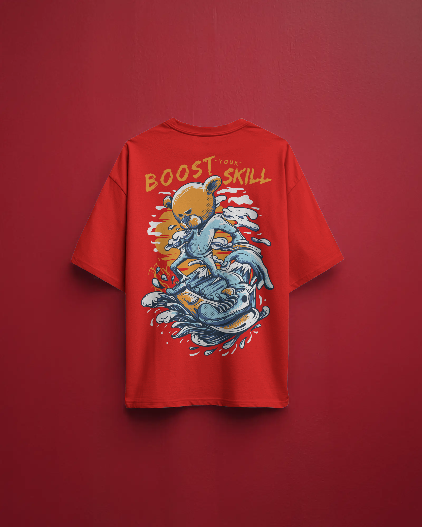 BOOST SKILL Tshirt (Red)
