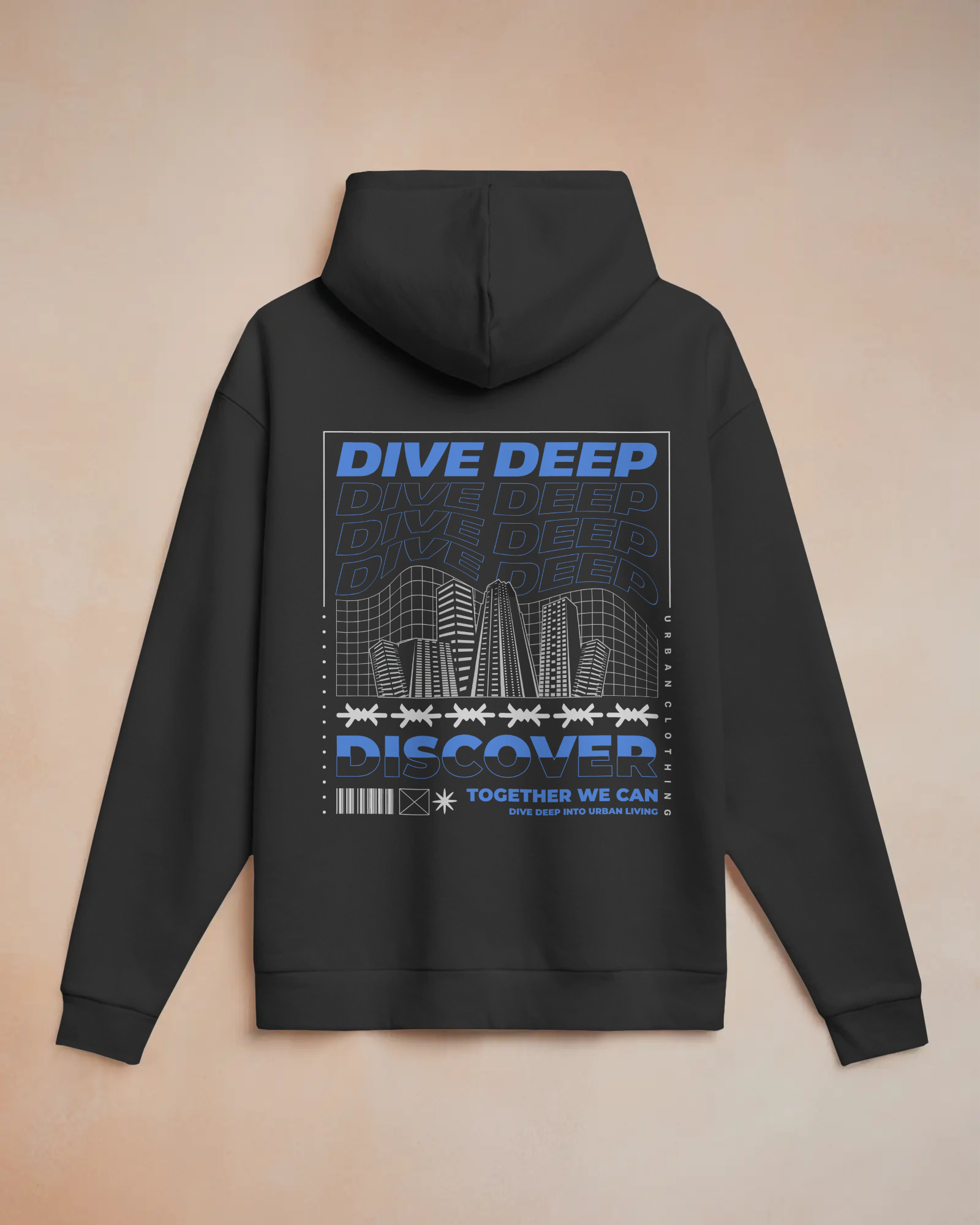 DIVE DEEP Hoodie (Black)