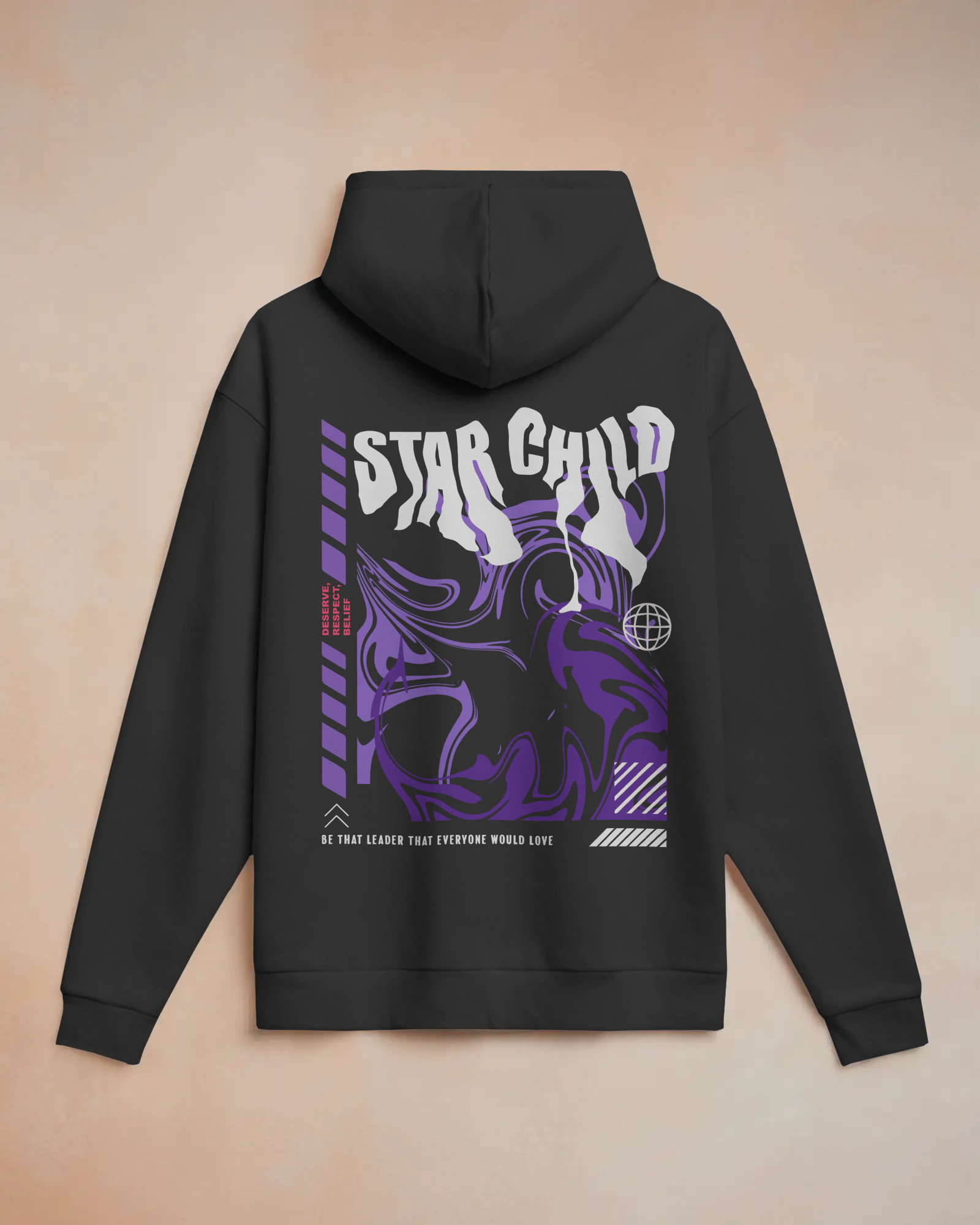 STAR CHILD Oversize Hoodie (Black)