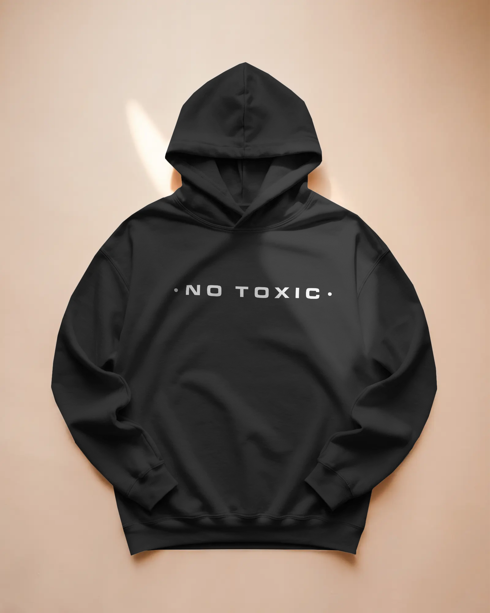 NO TOXIC Oversize Hoodie (Black)