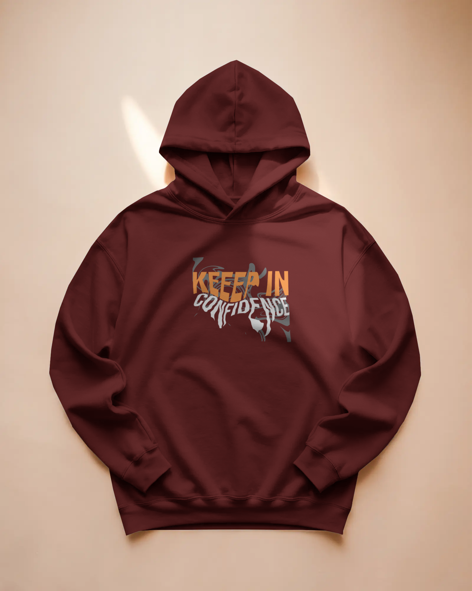CONFIDENCE Hoodie (Maroon)
