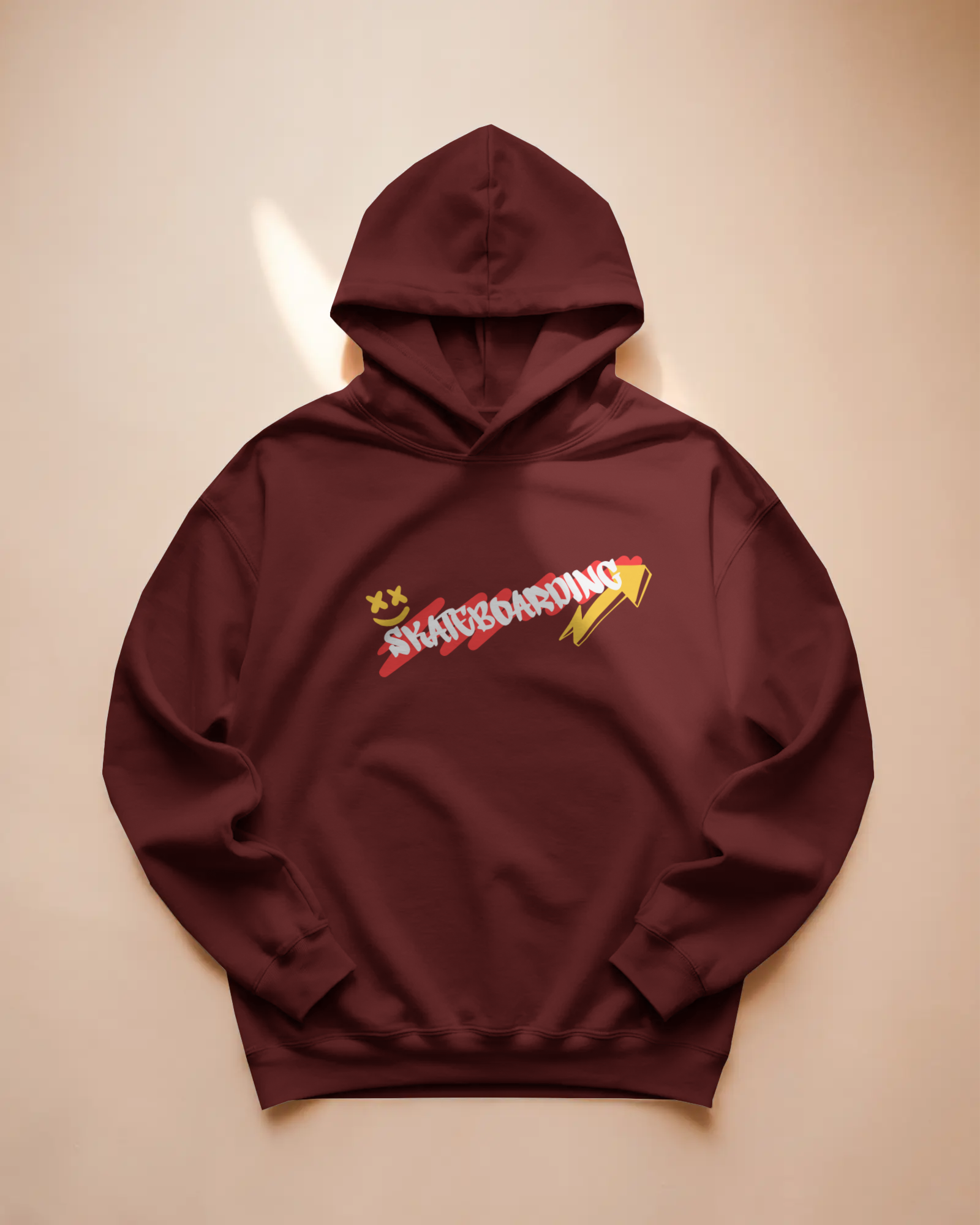 SKATEBOARD Hoodie (Brown)